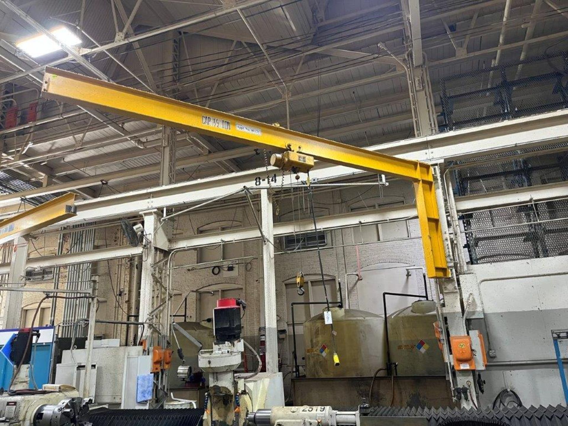 1/2-Ton x 20' Wall Mount Jib Crane