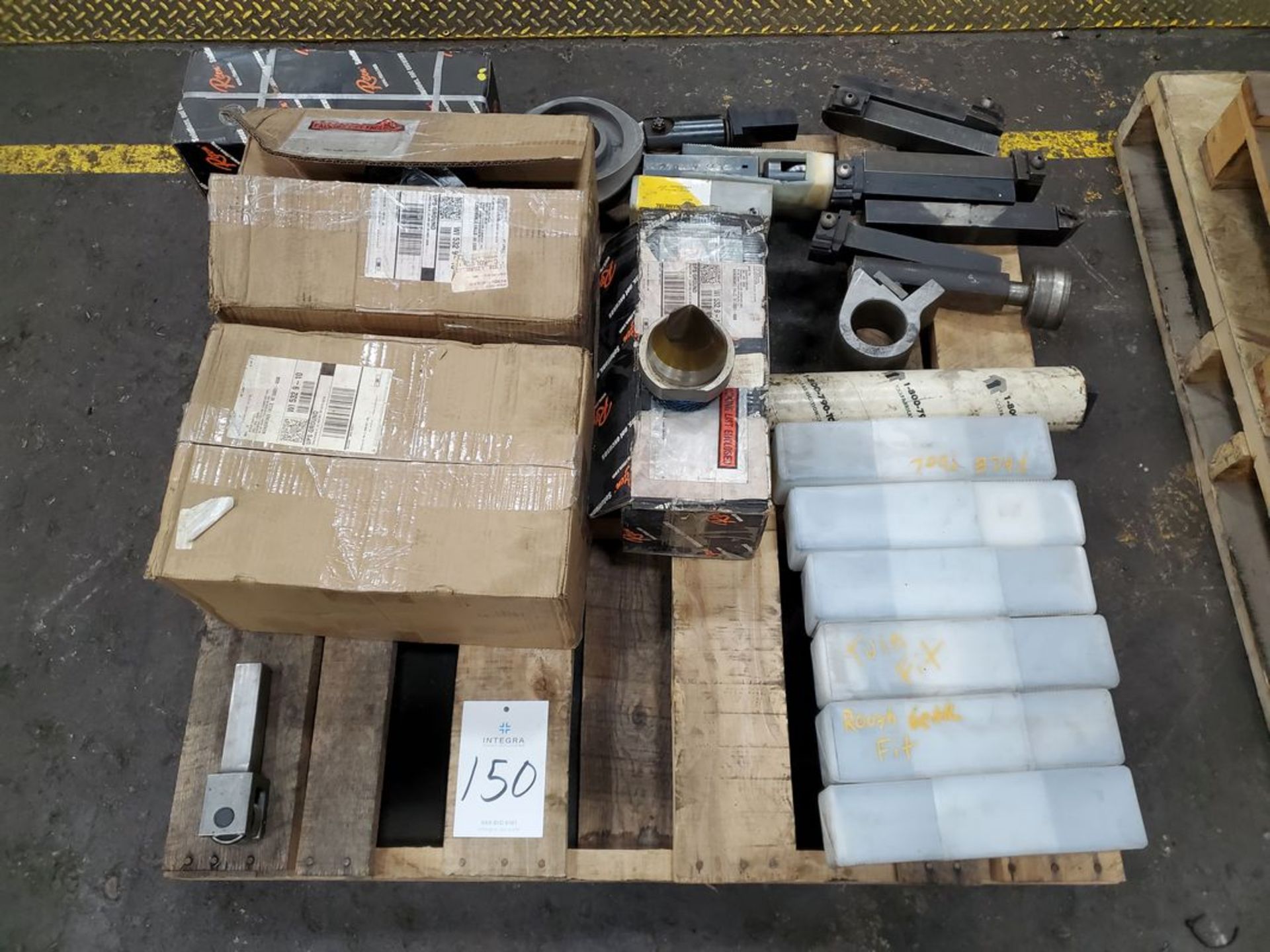Pallet of Assorted Lathe Tooling