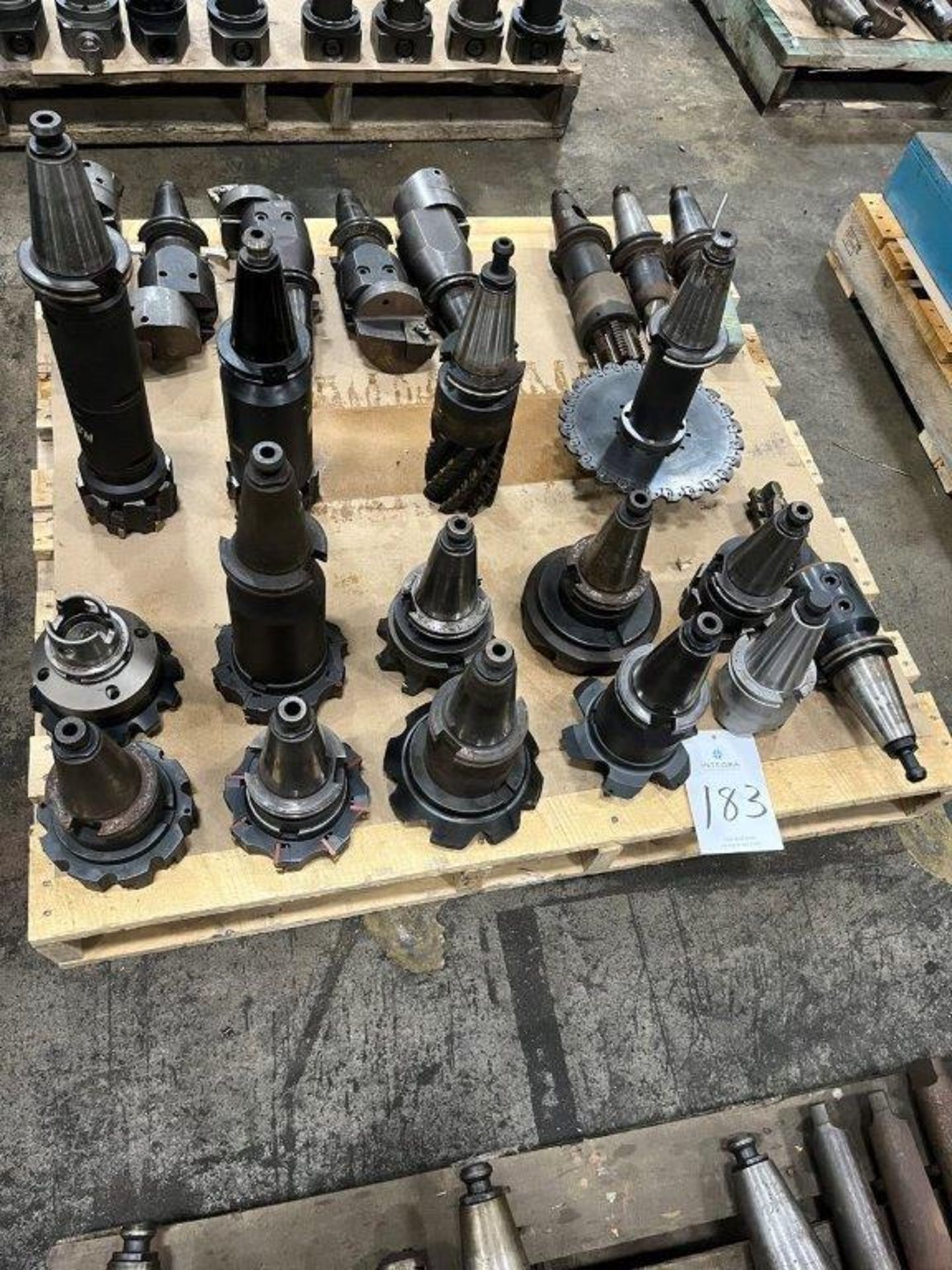 Pallet of CAT 50 Taper Tool Chucks