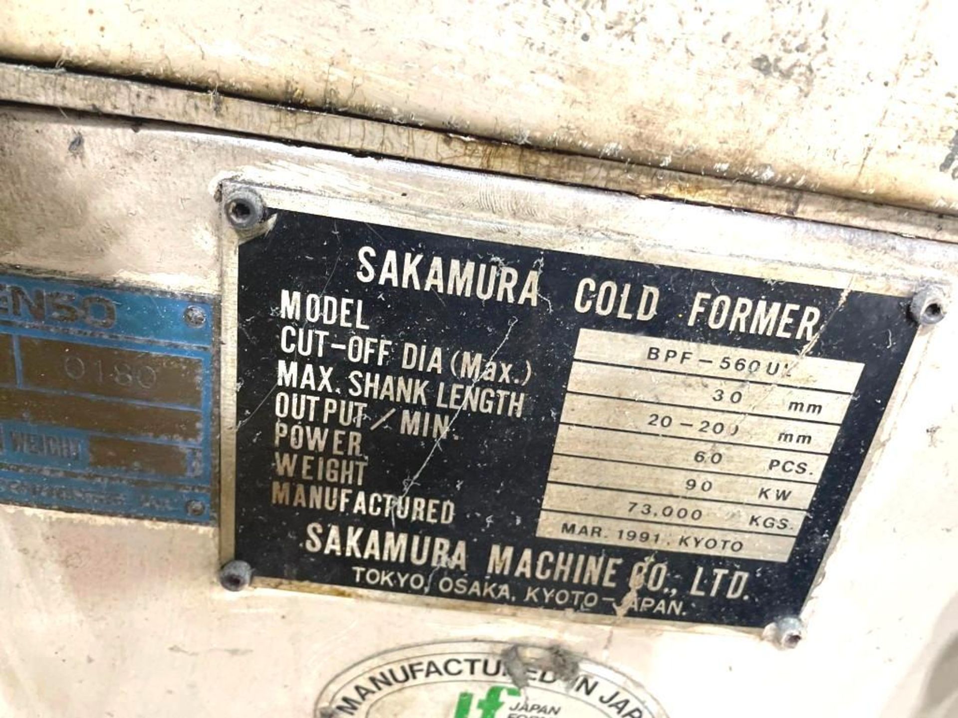 Sakamura BPF-560UL 6-Station 5-Die Cold Former - Image 17 of 18