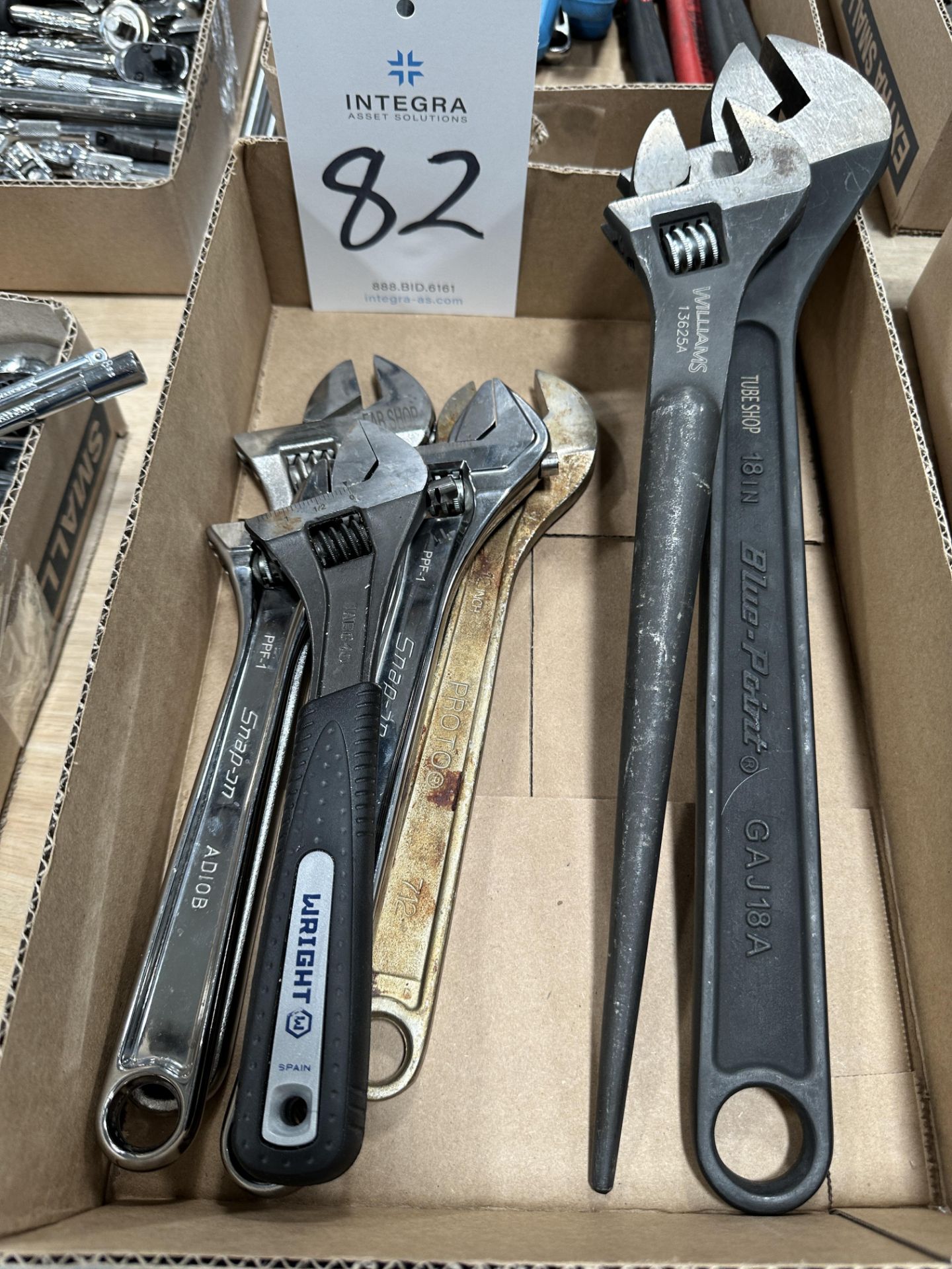 (7) Assorted Crecent Wrenches
