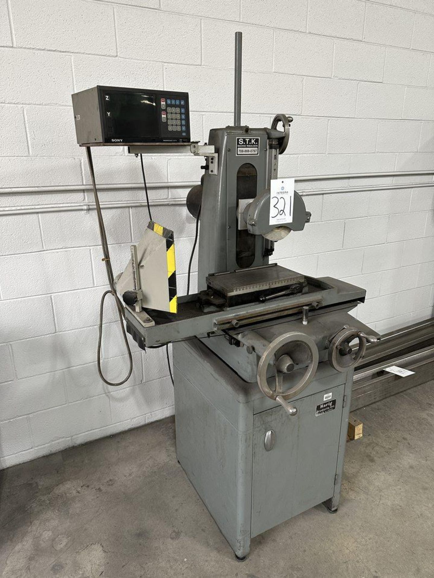 Harig 6" x 12" Hand-Feed Surface Grinder, S/N 3456