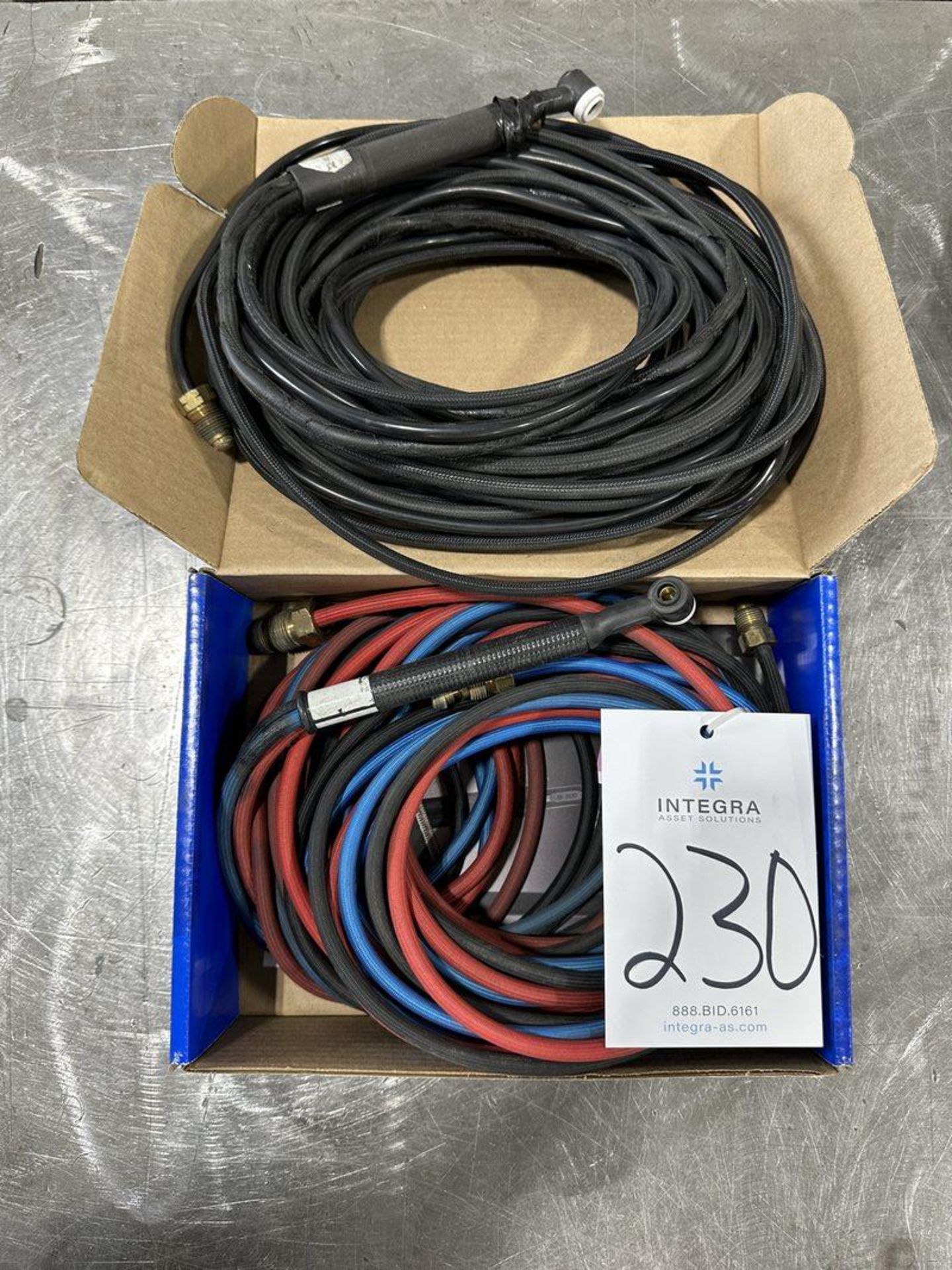 Lot of (2) TIG Torches with Leads