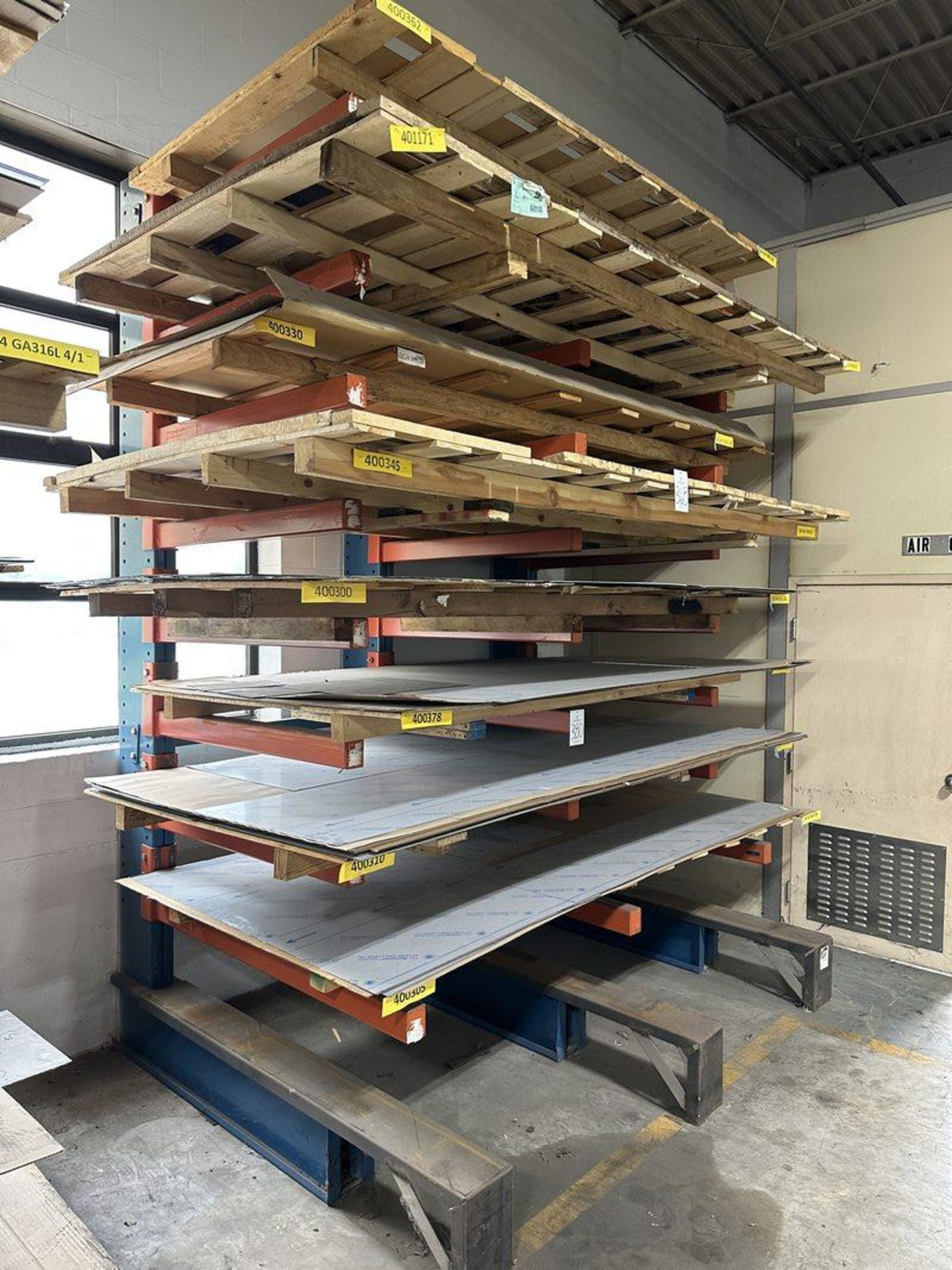 9-Shelf Single Sided Cantilever Rack, 12' T x 9' W x 5' D - Image 2 of 2