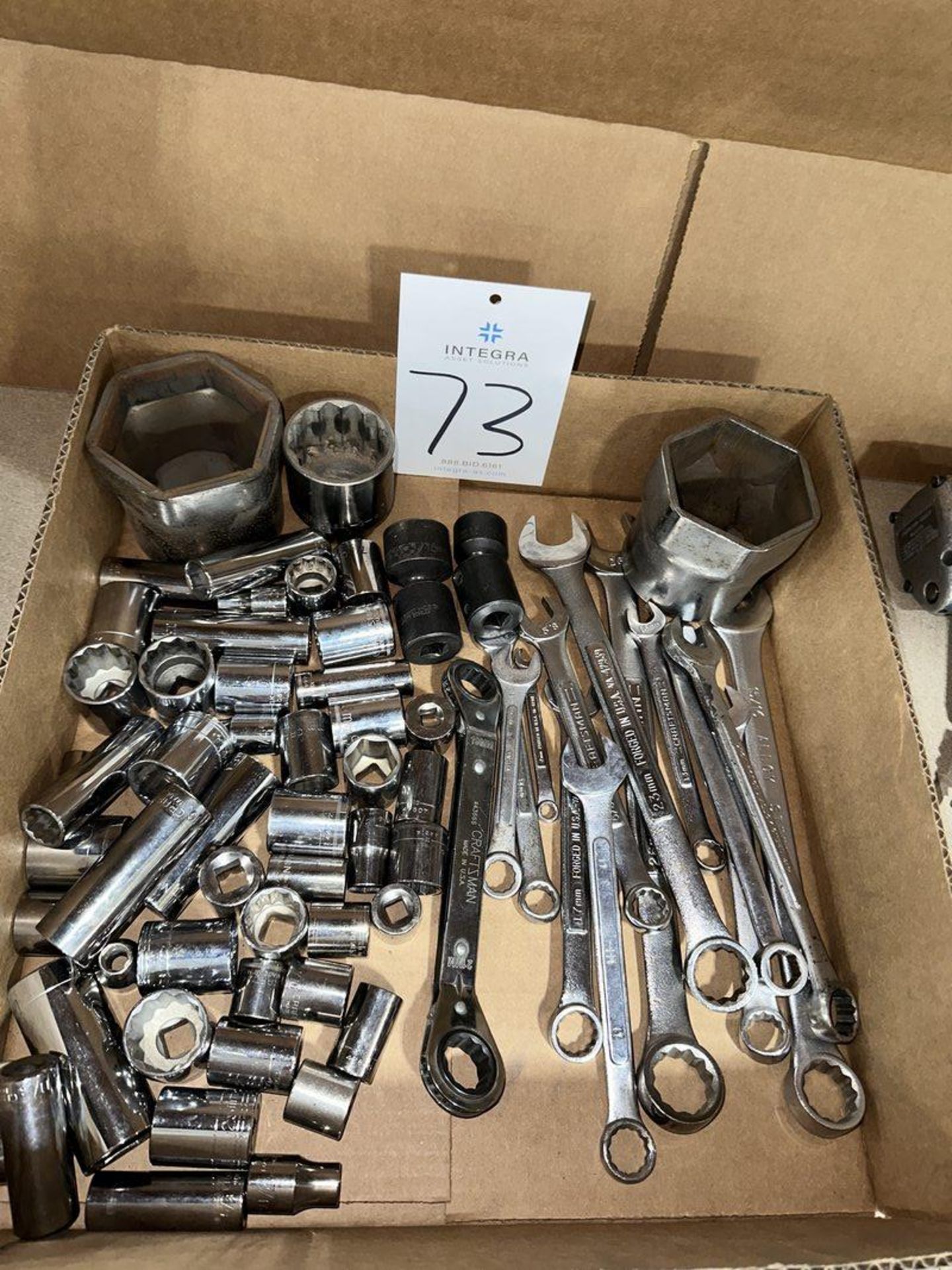 Lot of Assorted Sockets and Wrenches