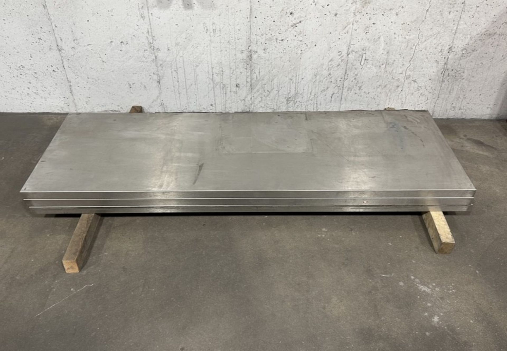 (3) Tool Cabinet Stainless Steel Table, Tops 85" x 28" x 2" - Image 3 of 3