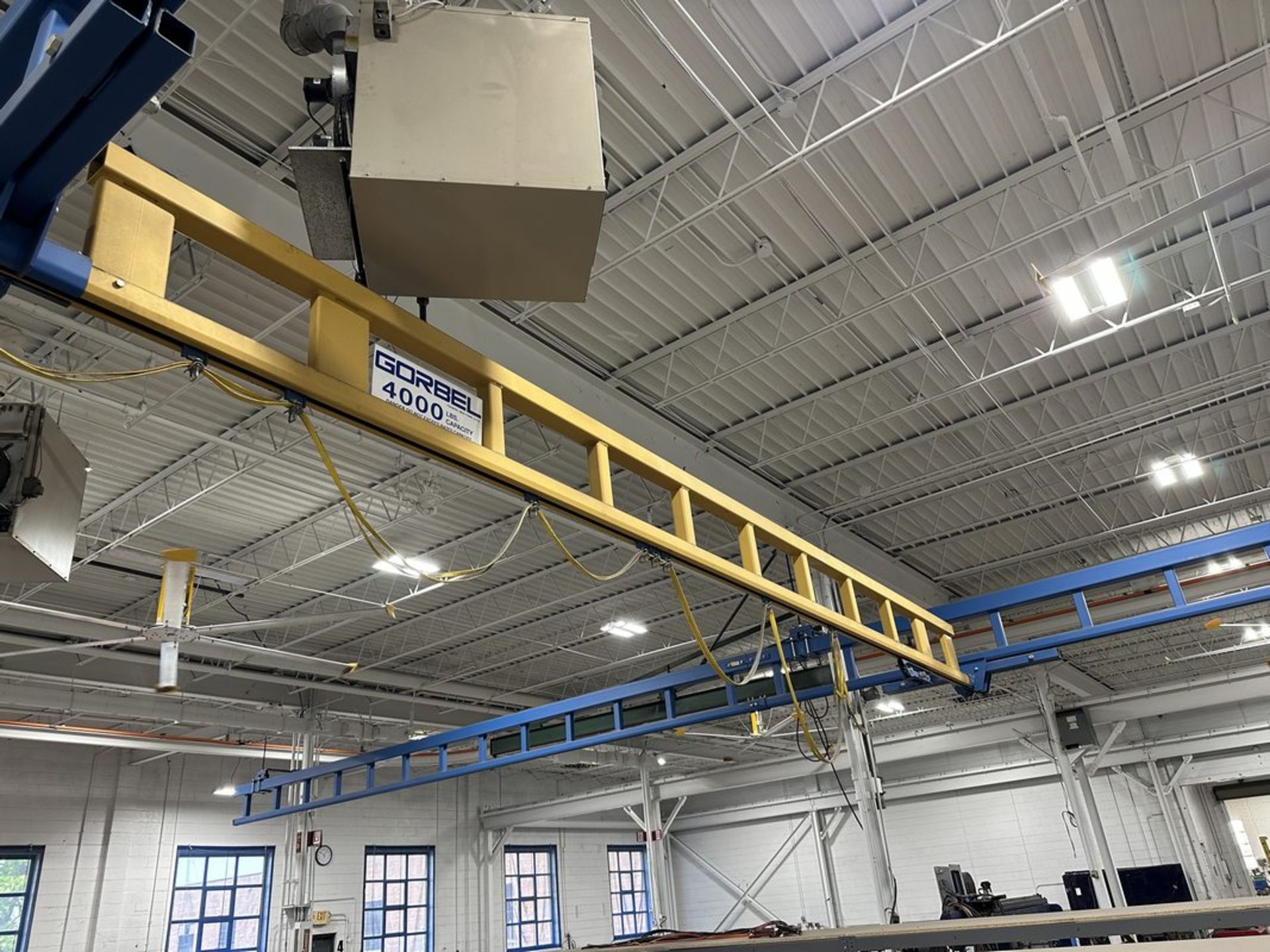 Gorbel 2-Ton Bridge Crane System with 60' Runway and 25' Span - Image 3 of 6