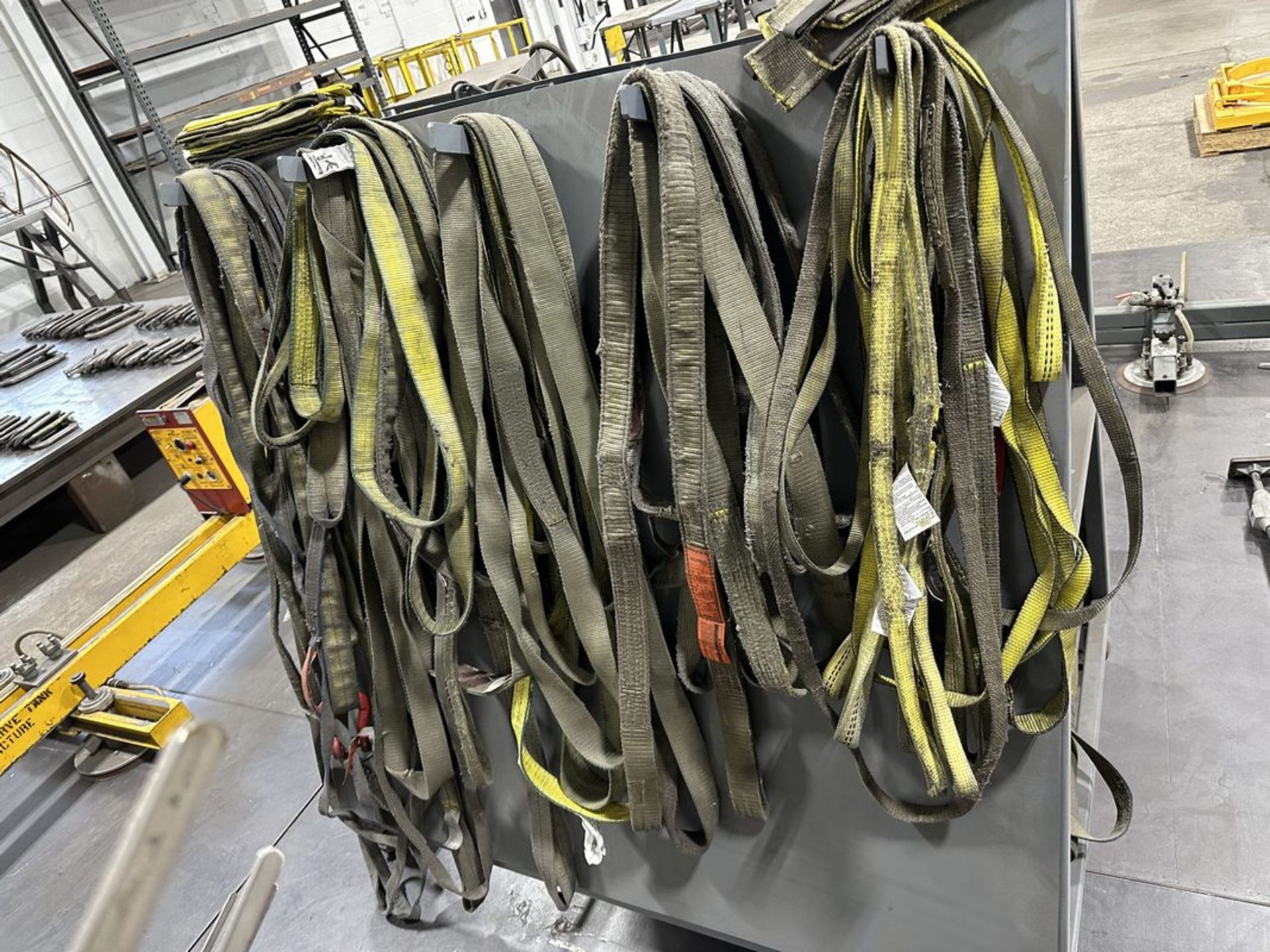 Lot of Assorted Lifting Equipment with A-Frame Carts - Image 3 of 4