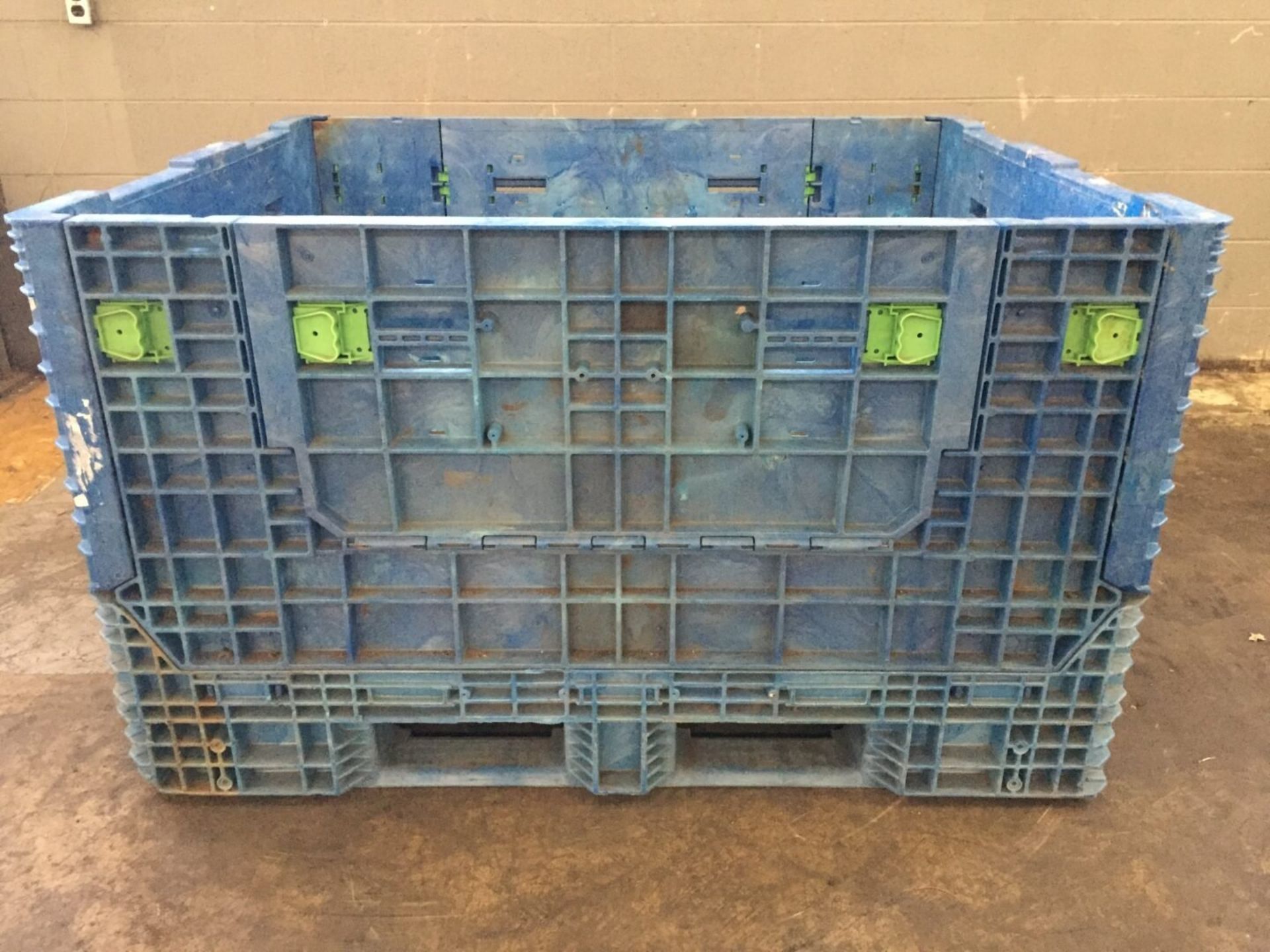 Lot of (2) Plastic Knockdown Shipping Crate - Image 6 of 6
