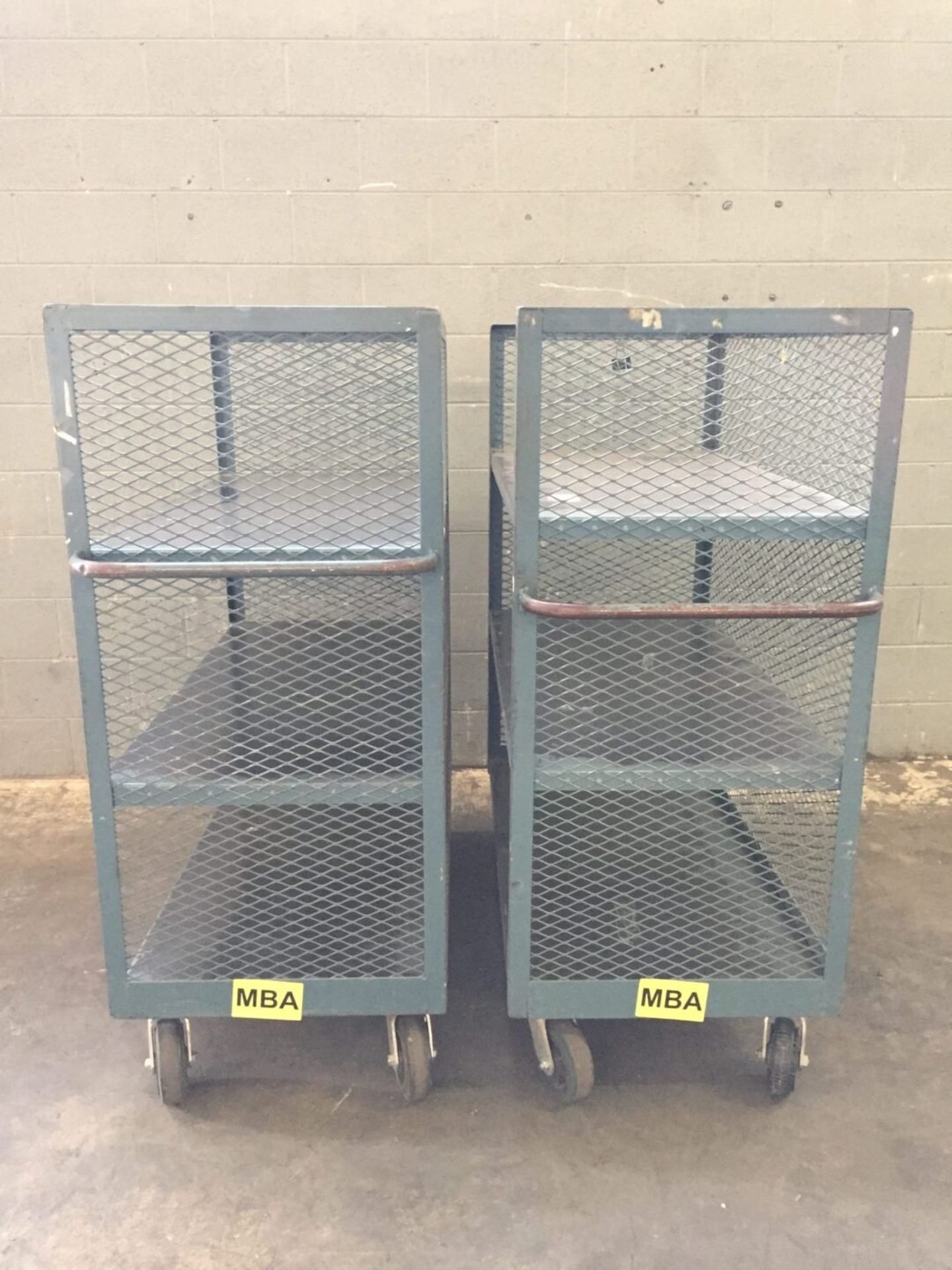 Lot of (2) Industrial Material Carts - Image 2 of 4