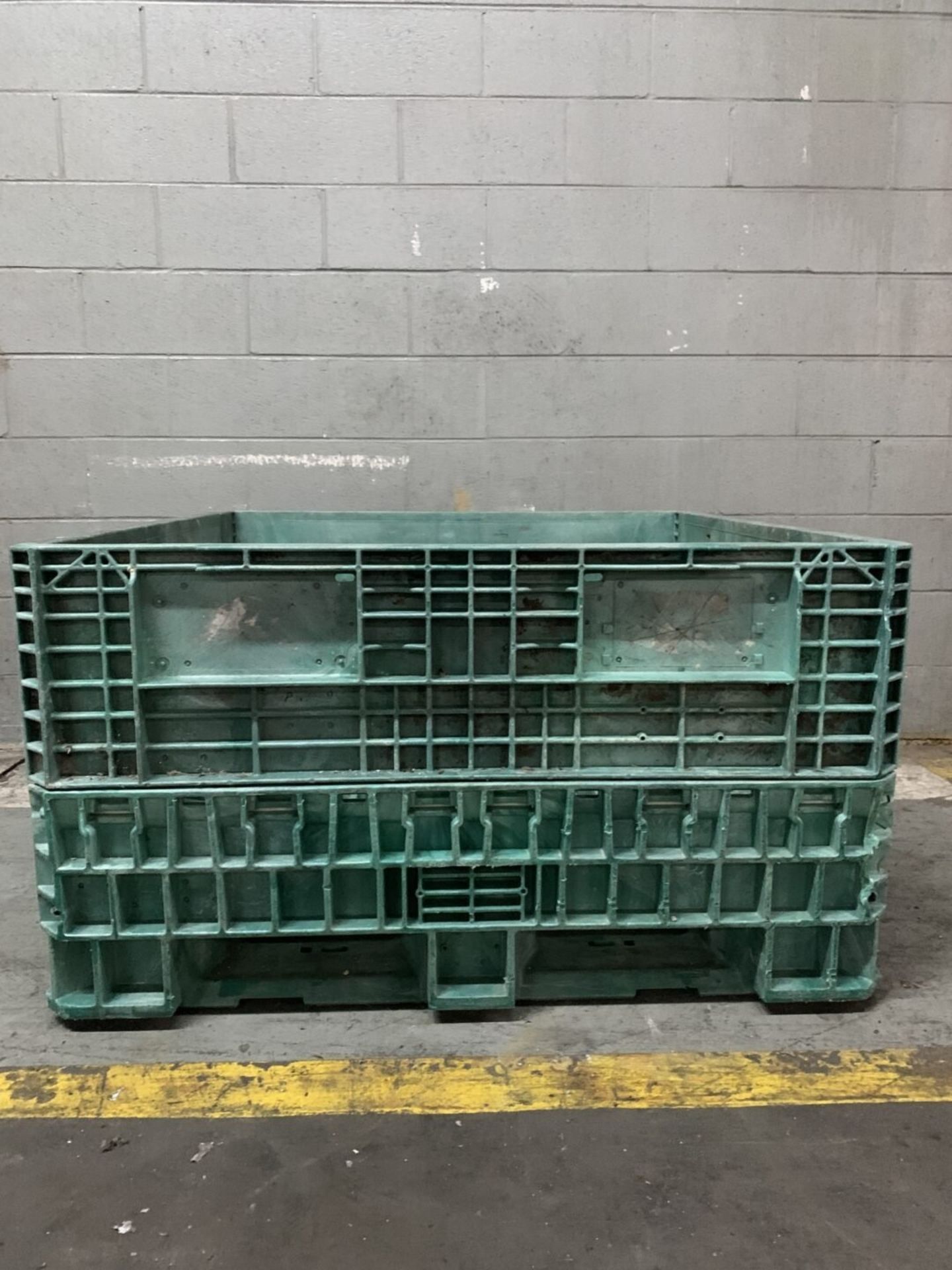 Lot of (8) Plastic Knockdown Shipping Crate - Image 7 of 8