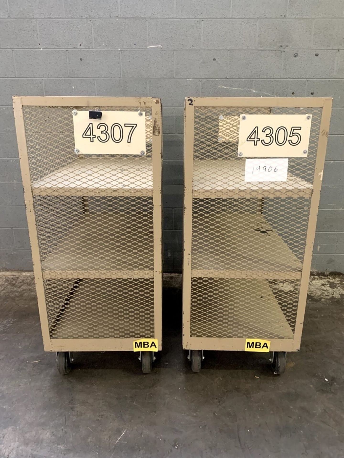 Lot of (2) Industrial Material Carts - Image 2 of 4