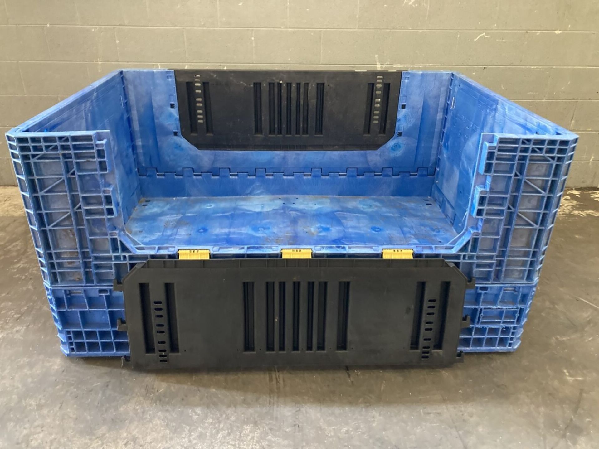 Lot of (7) Plastic Knockdown Shipping Crate - Image 8 of 9
