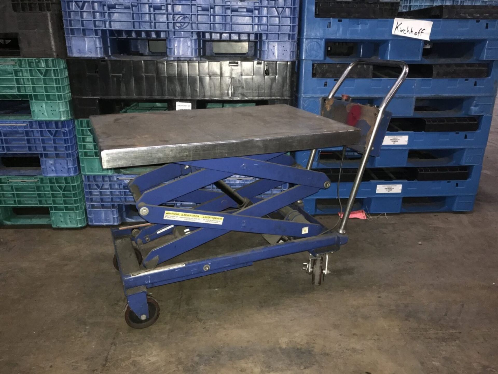 24-Volt Electrical Scissor Lift Cart