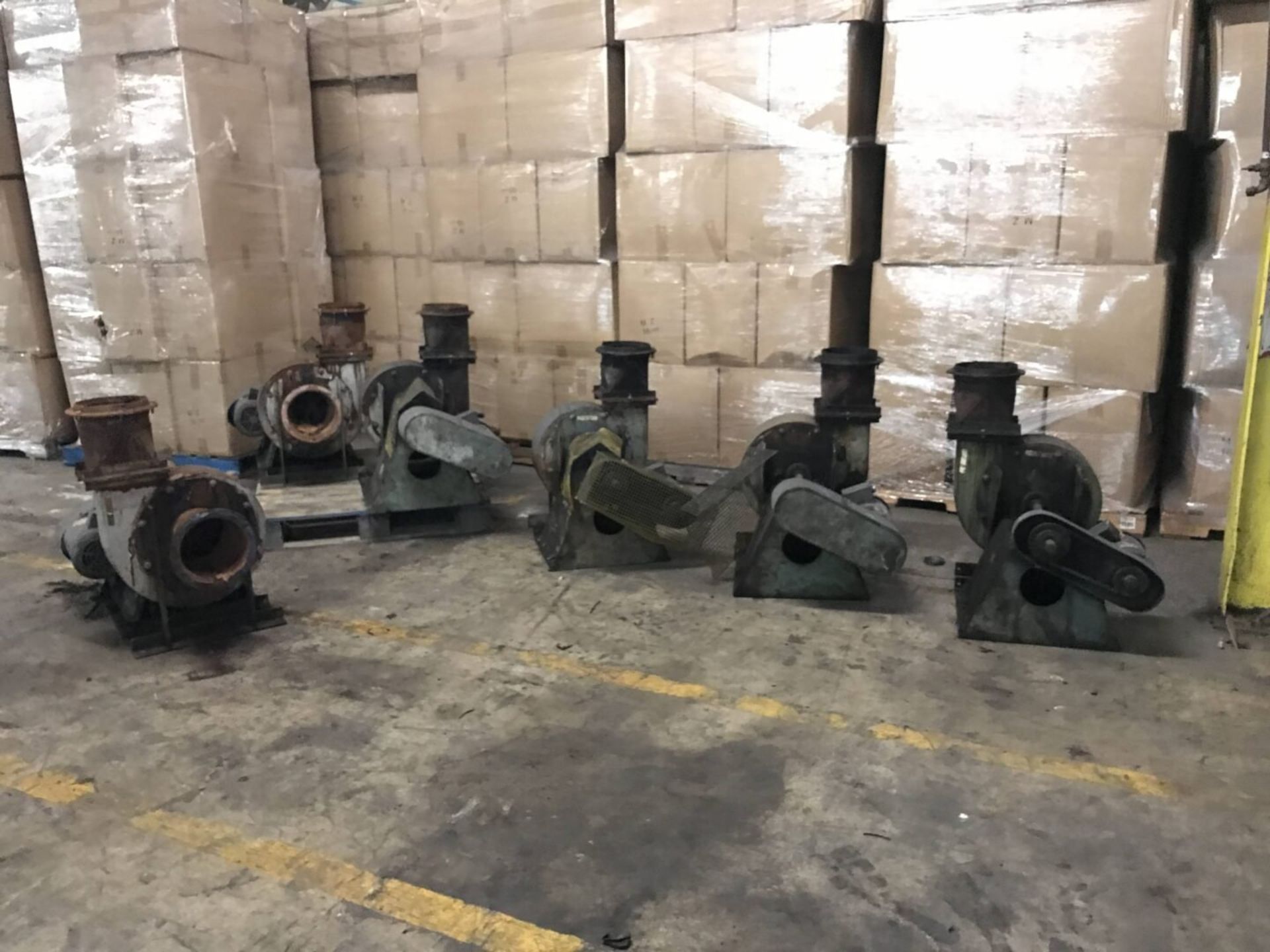 Lot of (6) Underwood Air Systems 70MH-SD Blowers