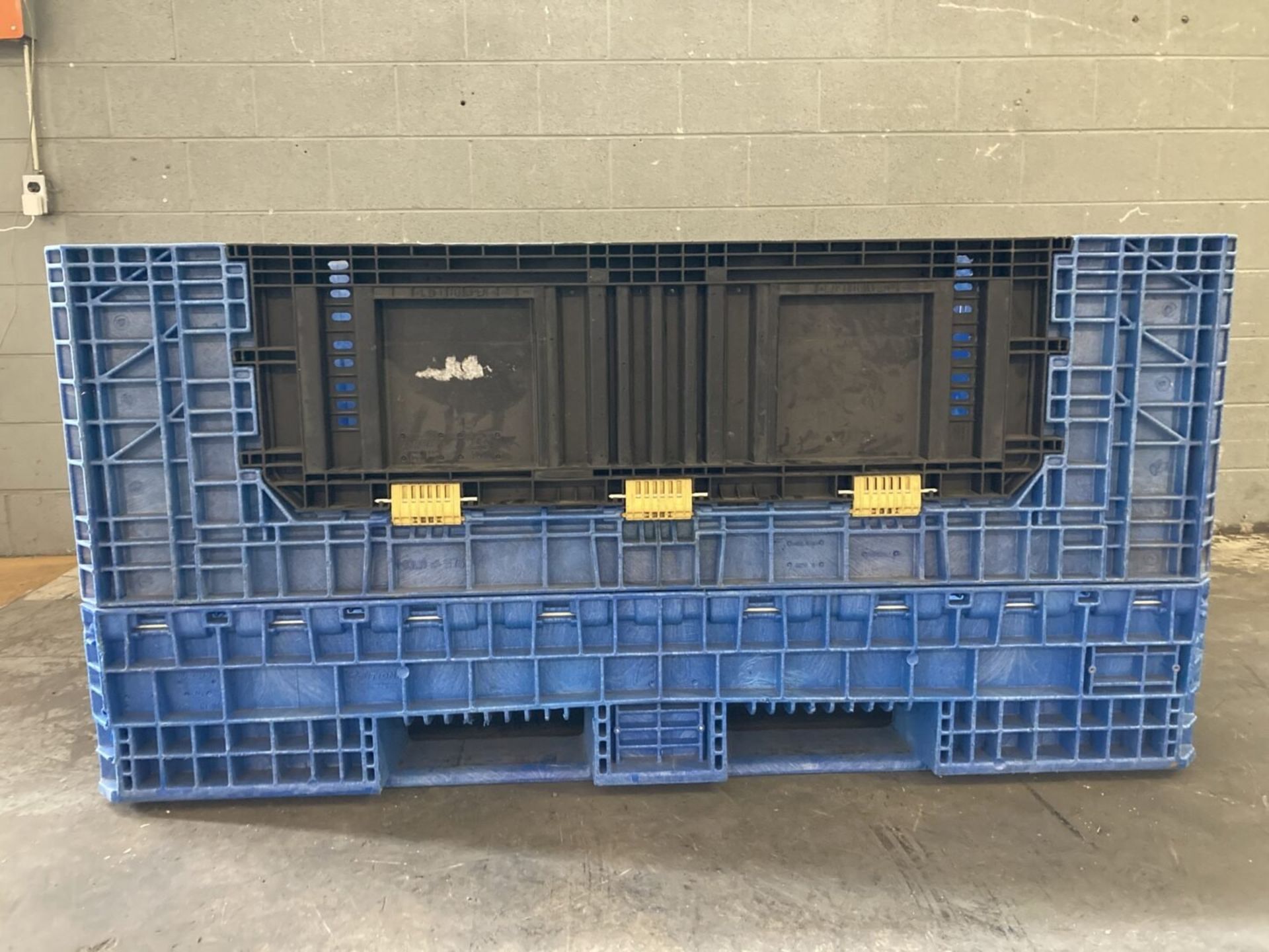 Lot of (7) Plastic Knockdown Shipping Crate - Image 4 of 9