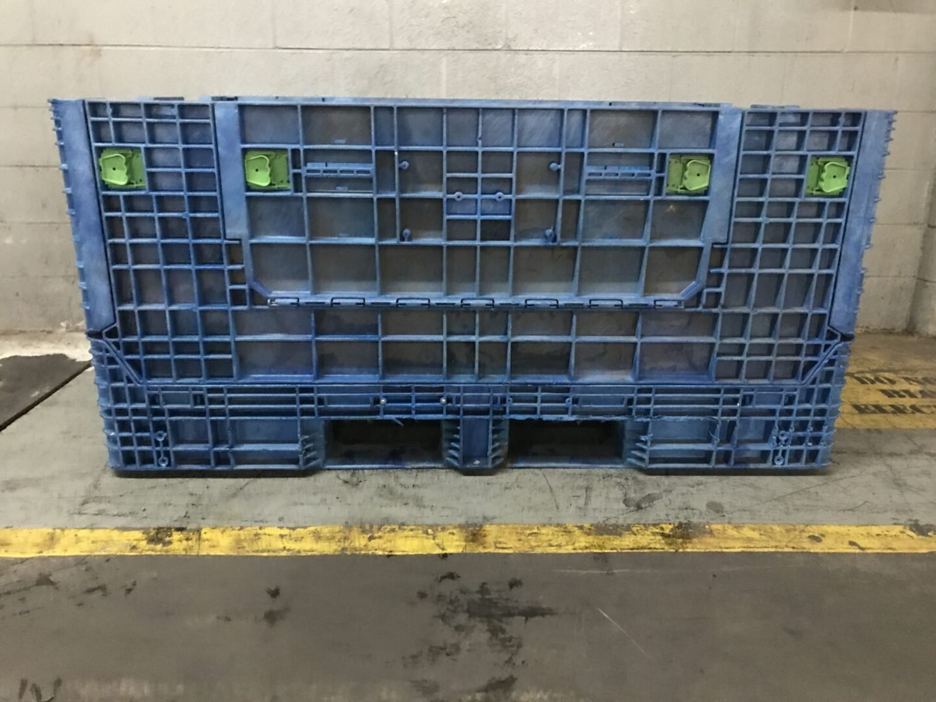 Lot of (4) Plastic Knockdown Shipping Crate - Image 7 of 10