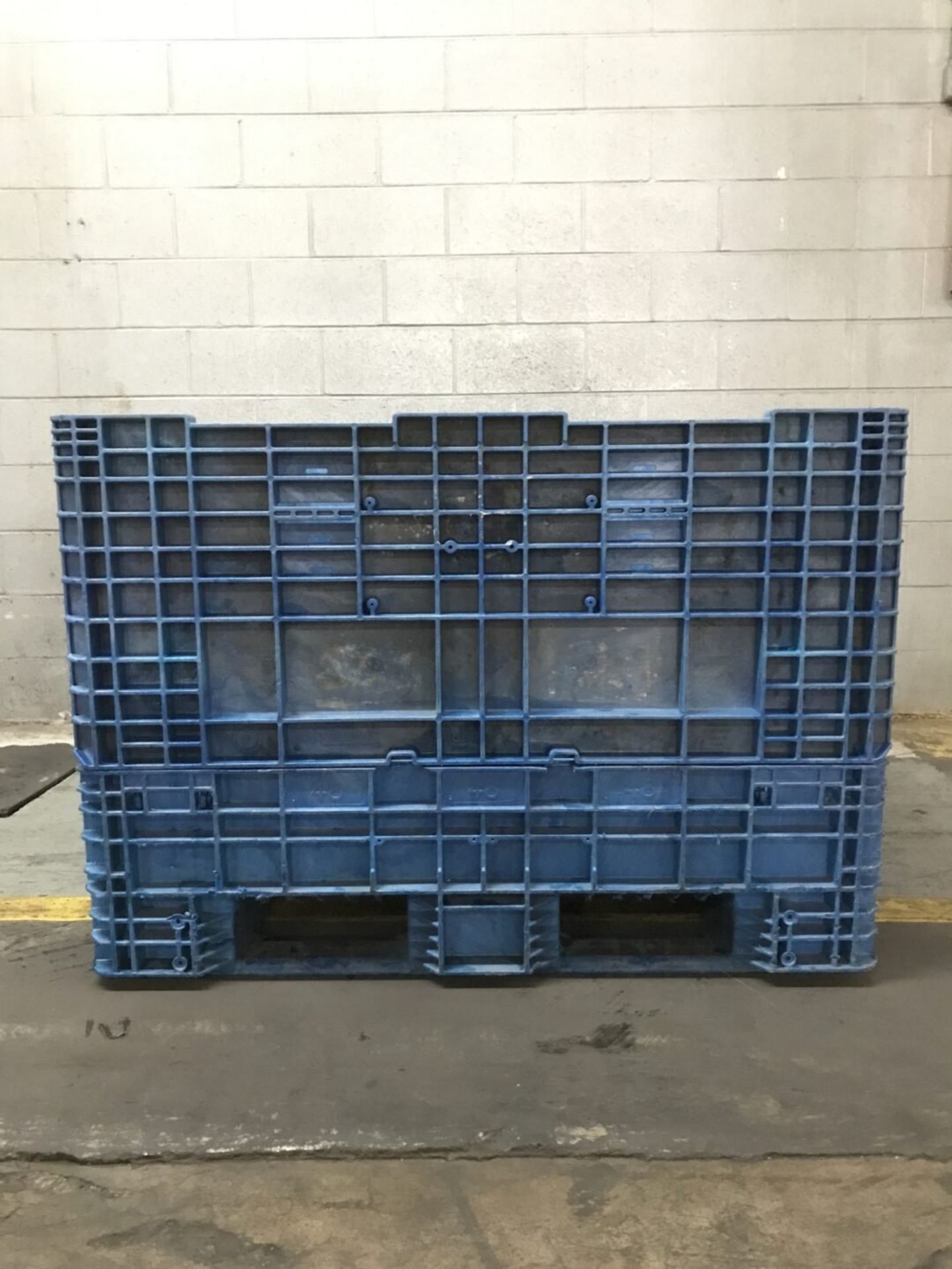 Lot of (4) Plastic Knockdown Shipping Crate - Image 4 of 10