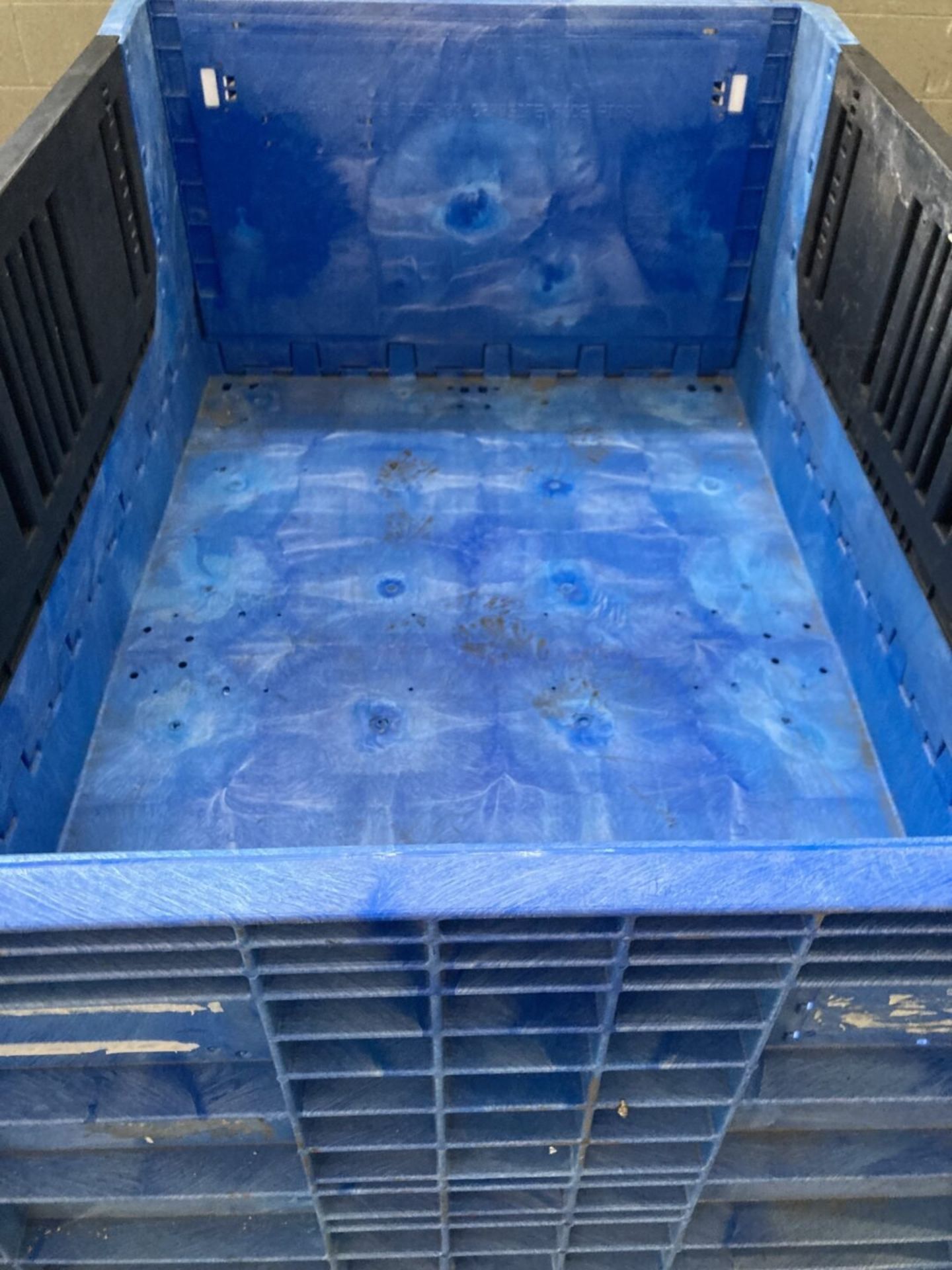 Lot of (7) Plastic Knockdown Shipping Crate - Image 7 of 9
