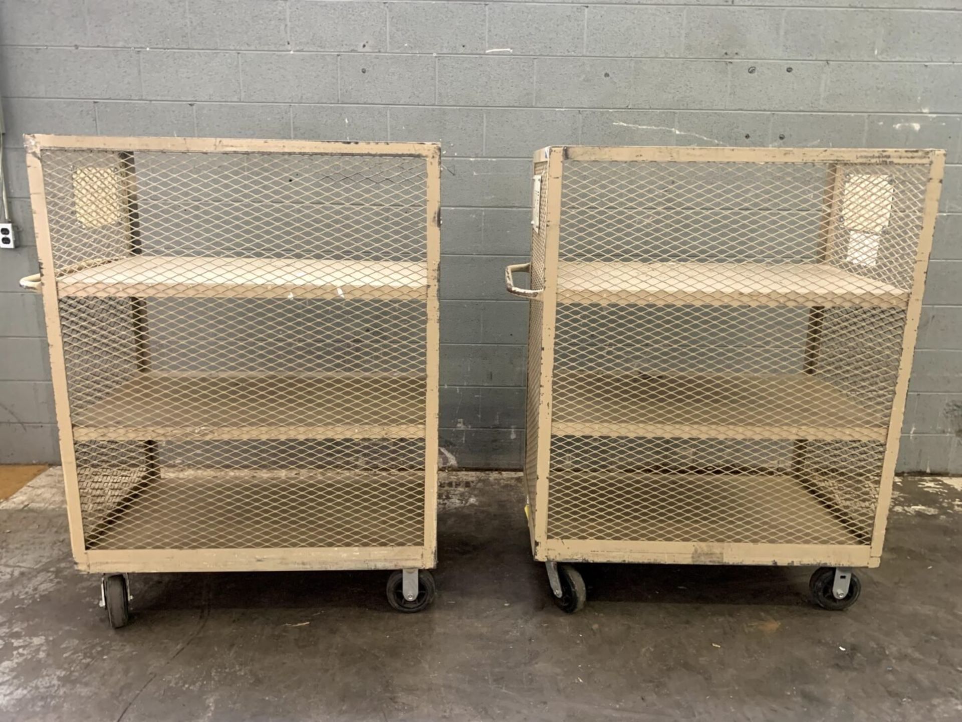 Lot of (2) Industrial Material Carts - Image 4 of 4