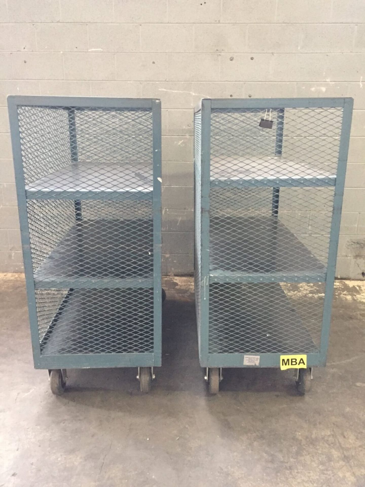 Lot of (2) Industrial Material Carts - Image 3 of 4