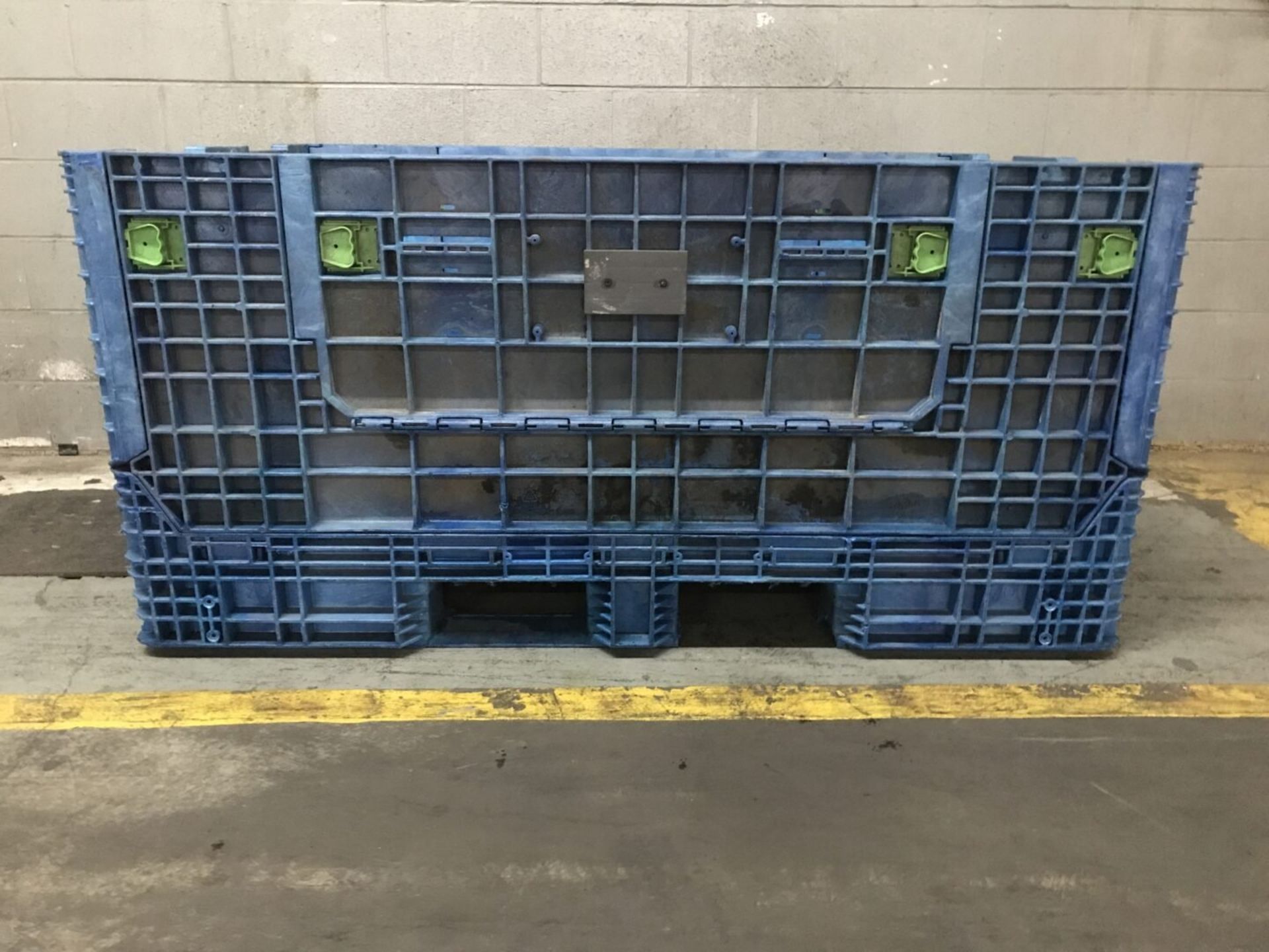 Lot of (4) Plastic Knockdown Shipping Crate - Image 2 of 10