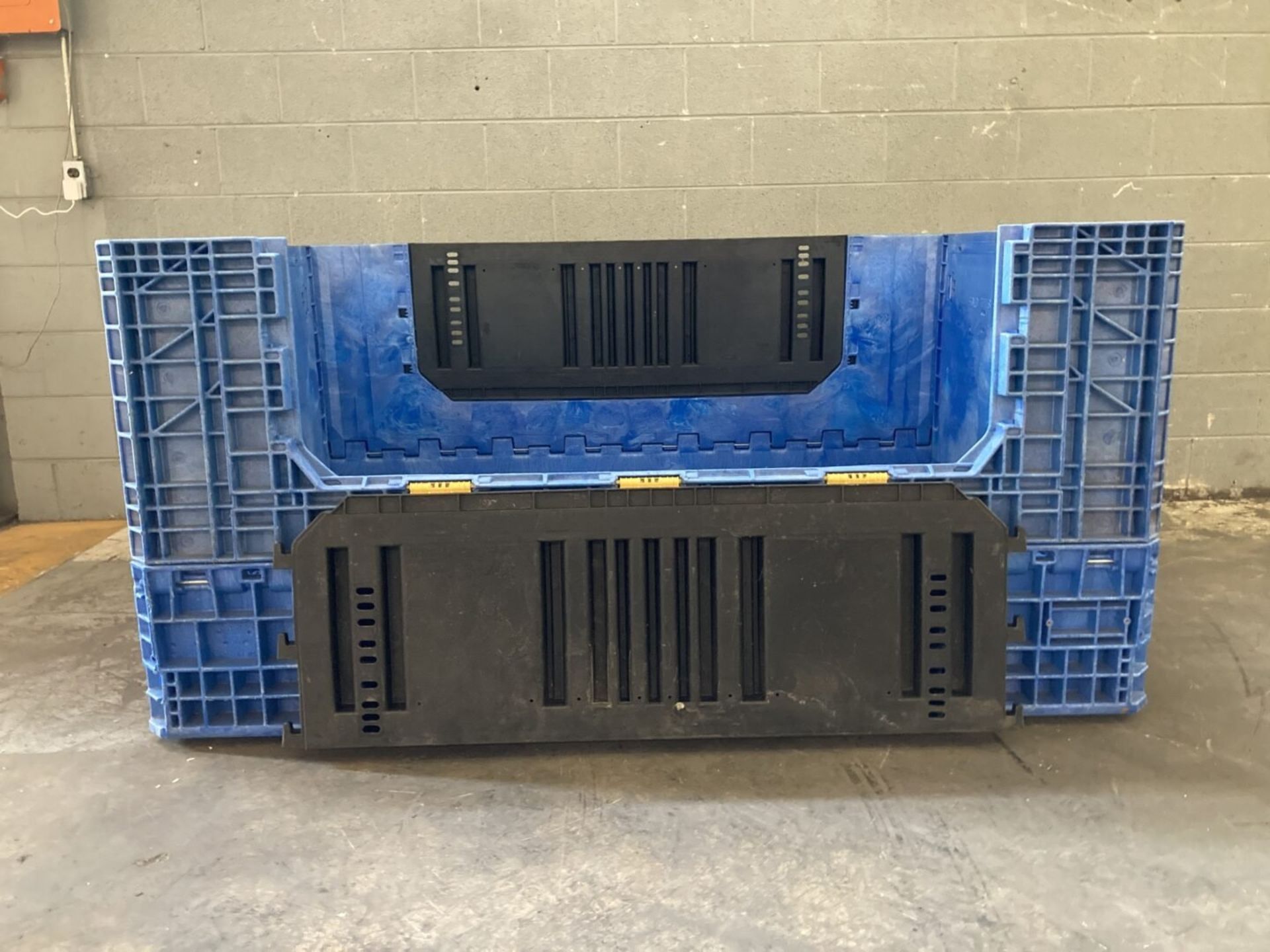 Lot of (7) Plastic Knockdown Shipping Crate - Image 5 of 9