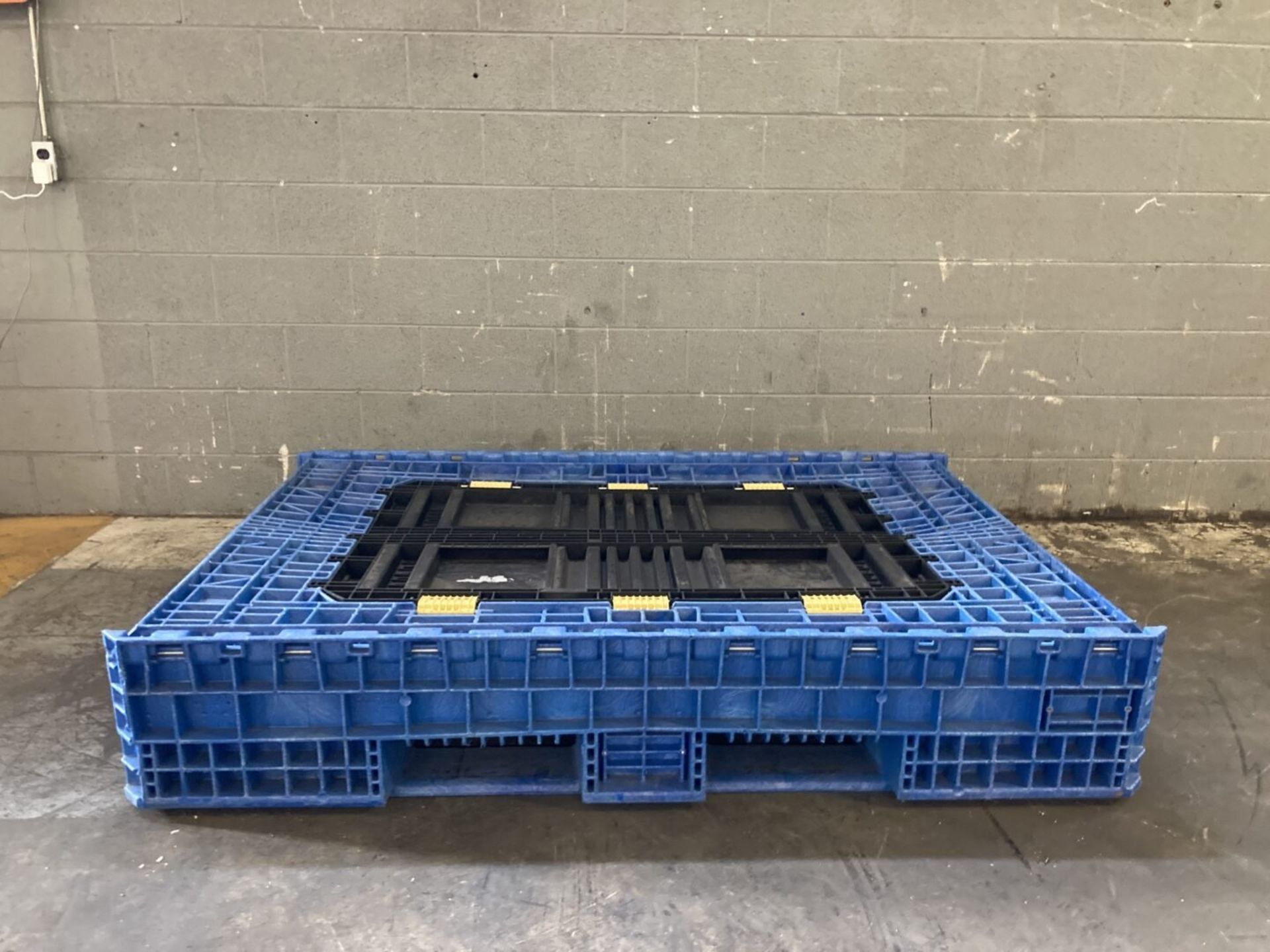 Lot of (7) Plastic Knockdown Shipping Crate - Image 3 of 9