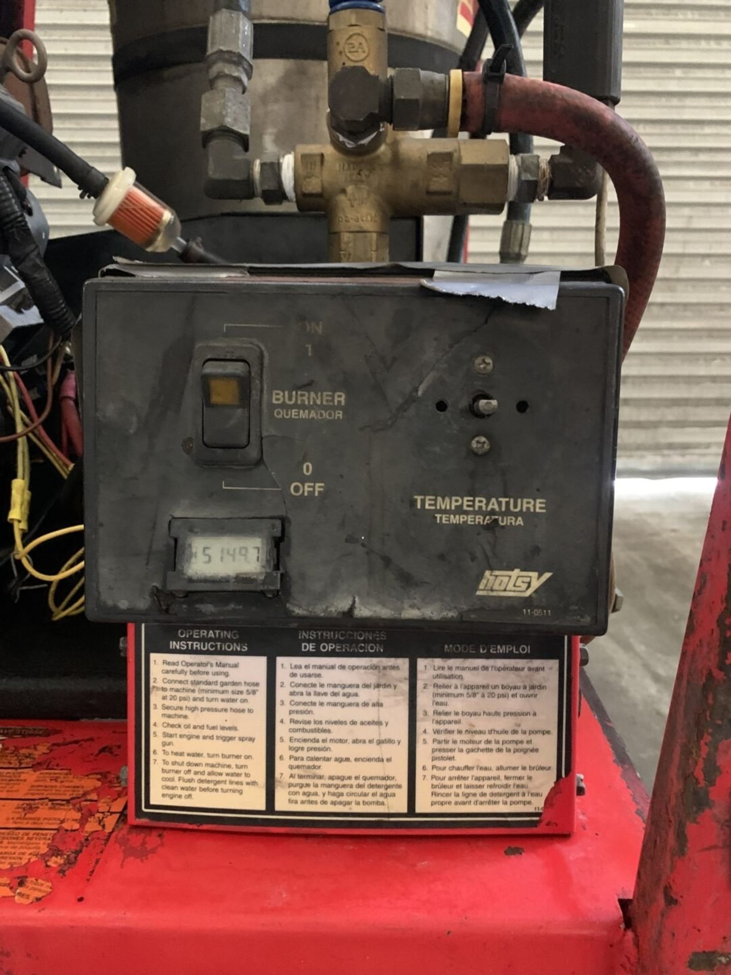 Hotsy 1200 Series Oil-Fired and Gasoline Powered/Belt Drive Heated Pressure Washer - Image 2 of 13