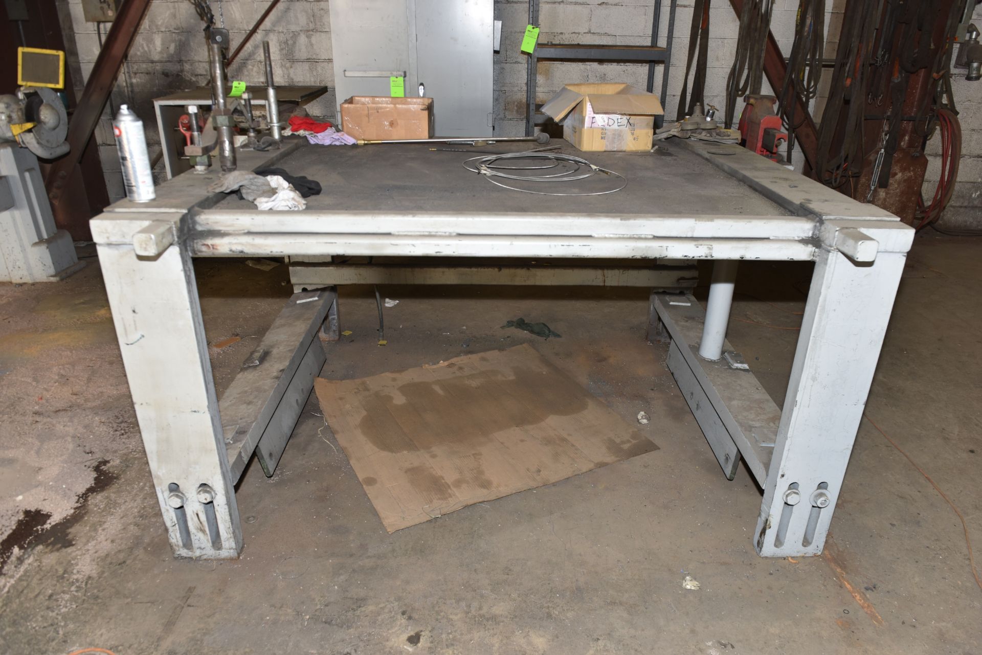 Welding Table w/Vise & Pipe Clamp, 65" x 79" x 42" - Image 3 of 5