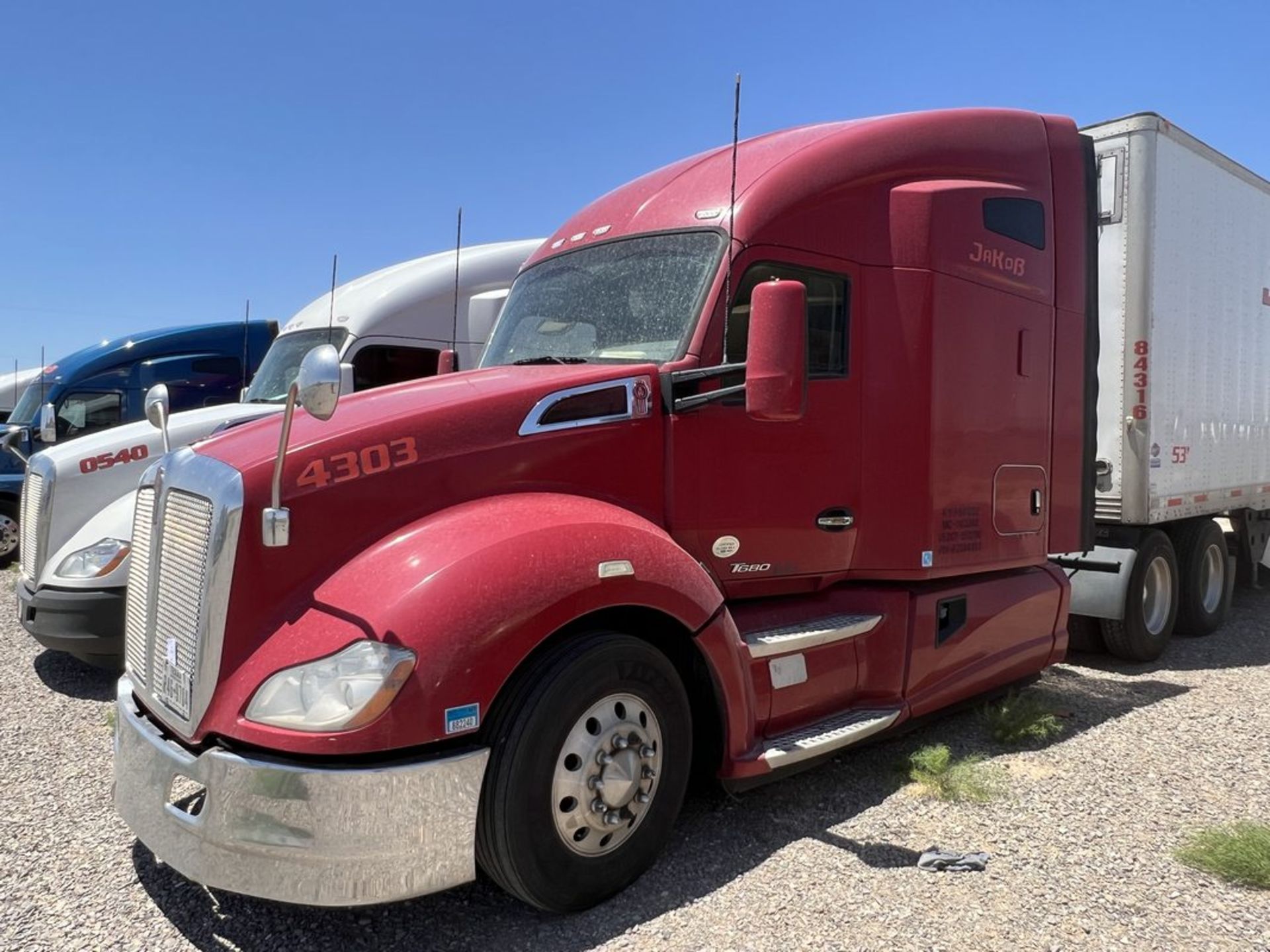 2015 Kenworth T-680 Tandem Axle Truck Tractor, VIN 1XKYDP9X7FJ384303. SUBJECT TO COURT APPROVAL.