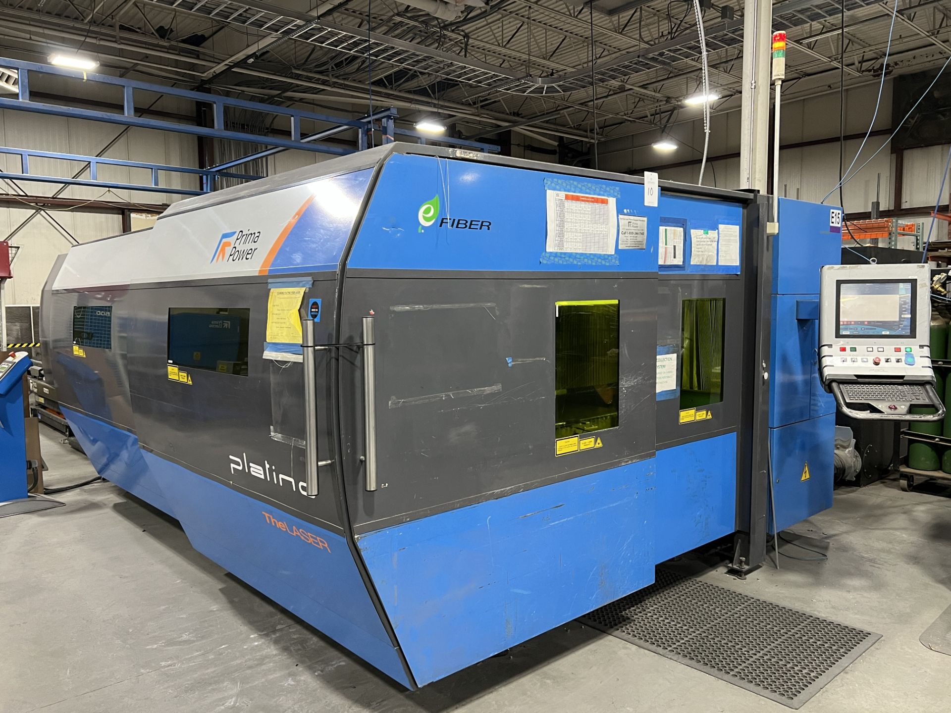 Prima Power Platino 2 kW CNC Fiber Laser, S/N 786D414, 2013 - Image 2 of 28