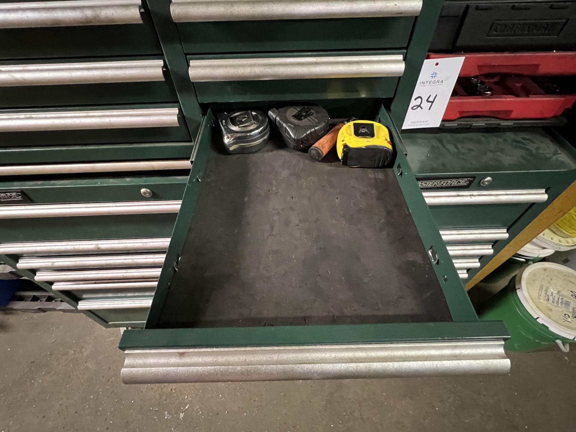 Master Force Rolling Tool Box with Side Cabinet - Image 9 of 25