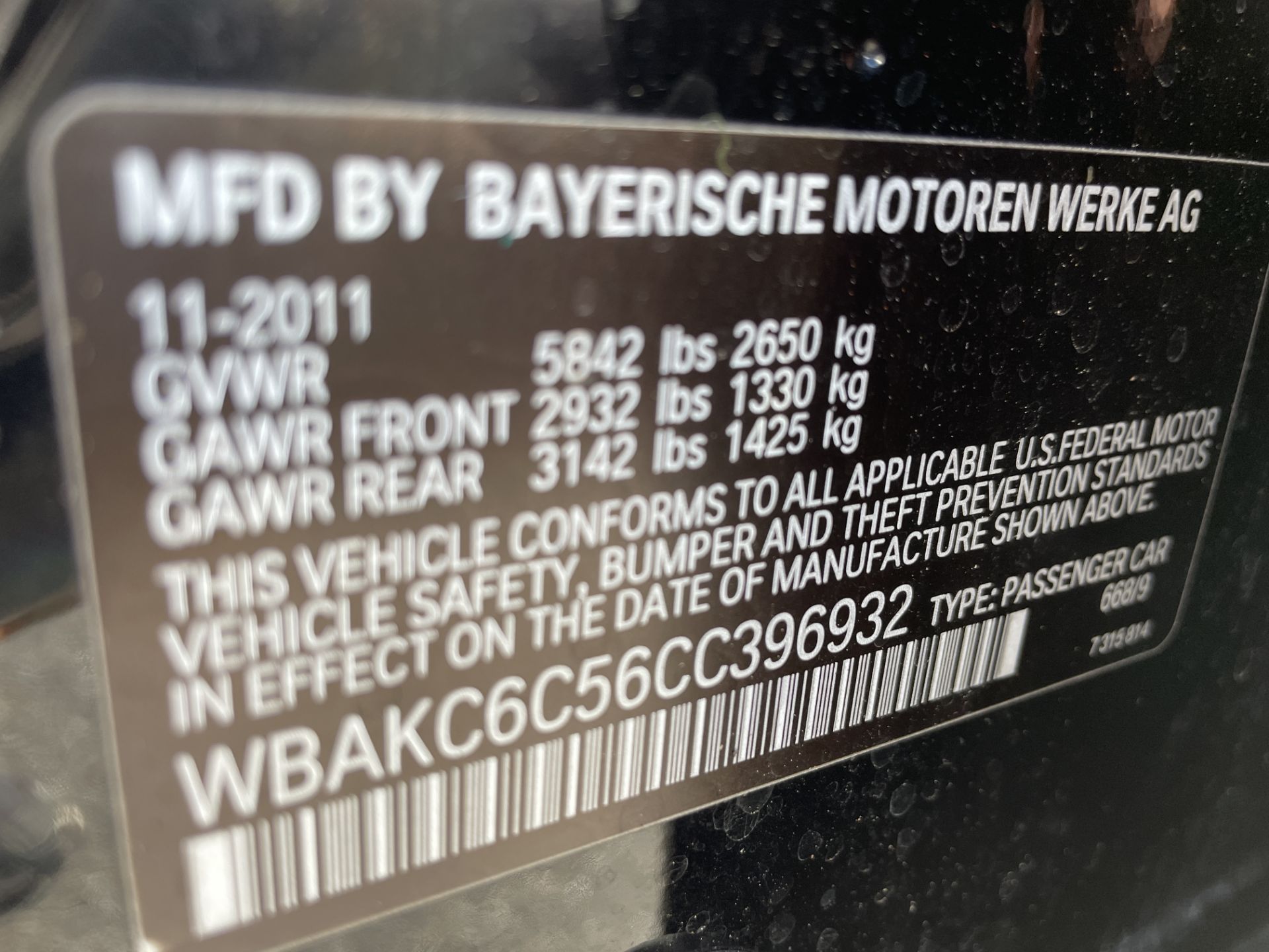 2012 BMW 750i xDrive Sedan - Image 21 of 21