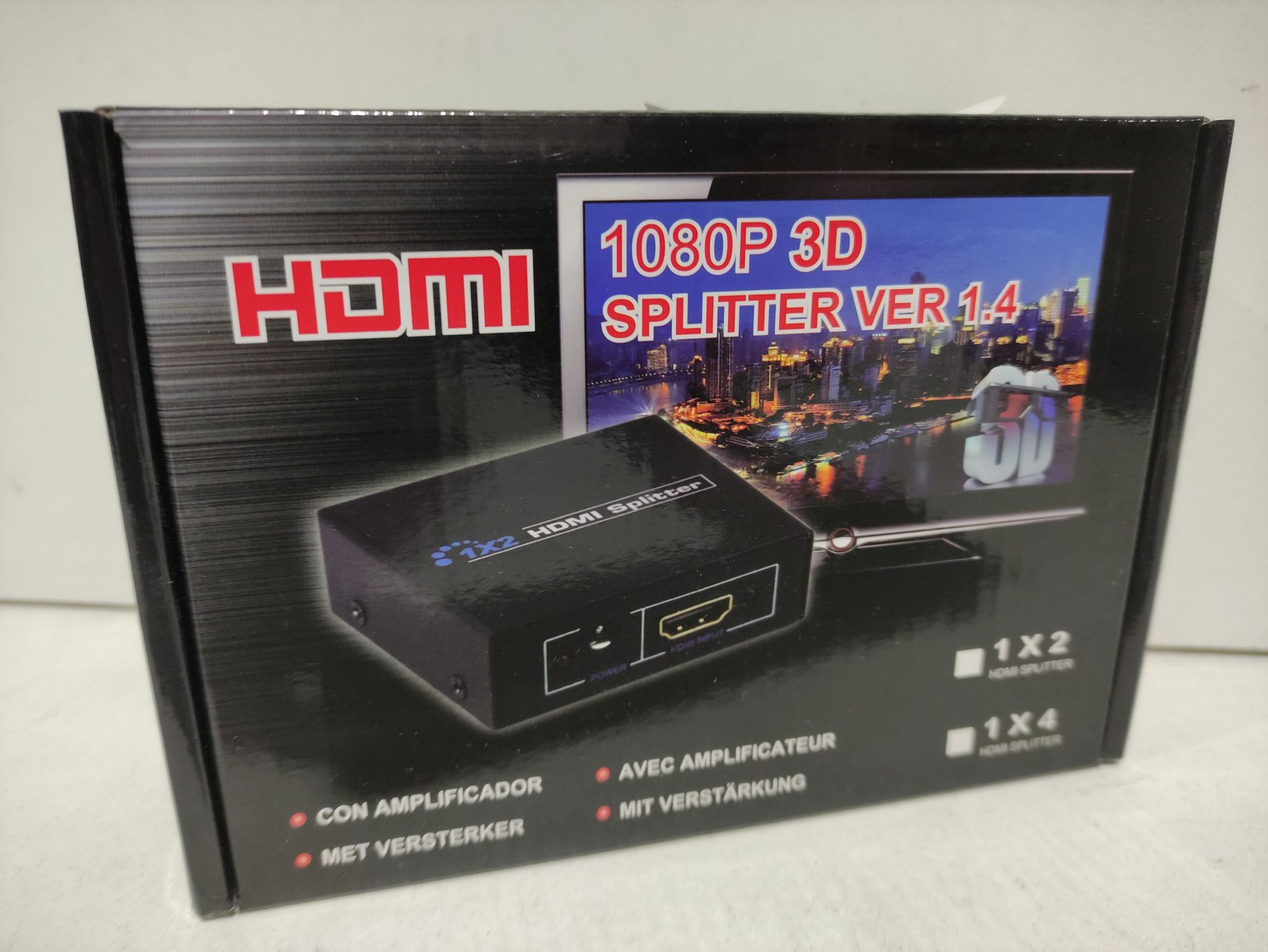 RRP £7.99 BRAND NEW STOCK HDMI Splitter 1 In 2 Out - Image 2 of 2