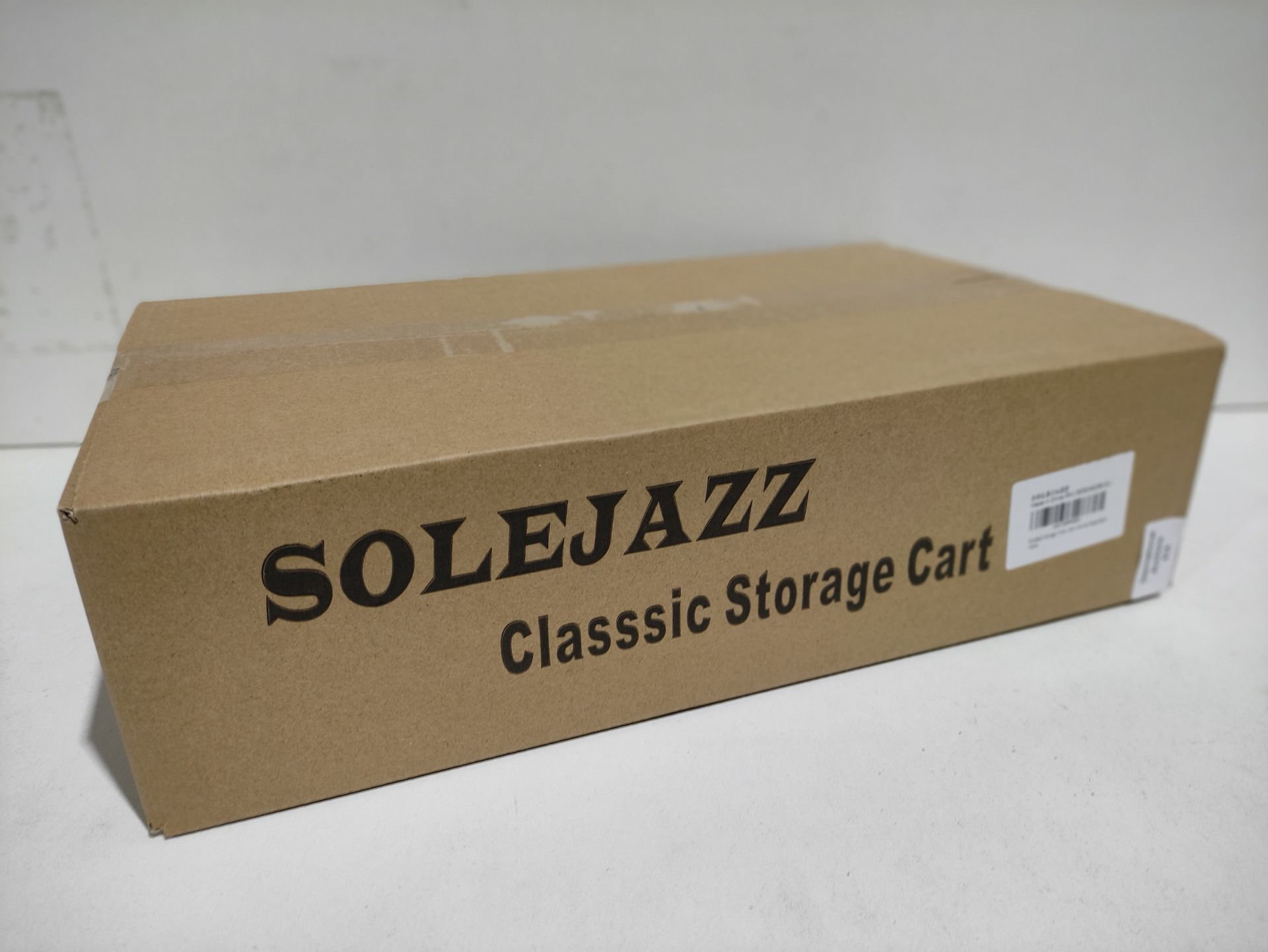 RRP £23.80 BRAND NEW STOCK SOLEJAZZ 4-Tier Storage Trolley Cart Slide-out Rolling - Image 2 of 2