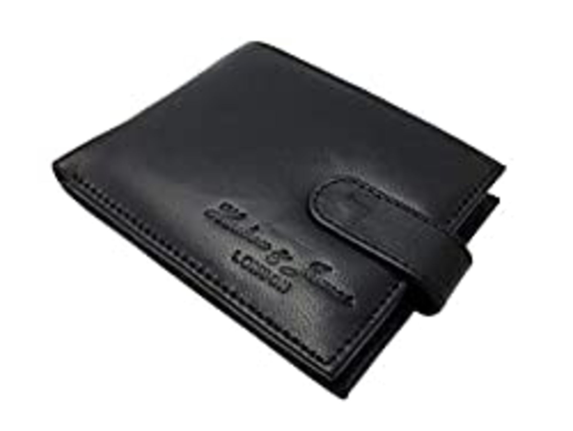 RRP £4.94 Designer Hudson & James London Real Leather Mens Wallet