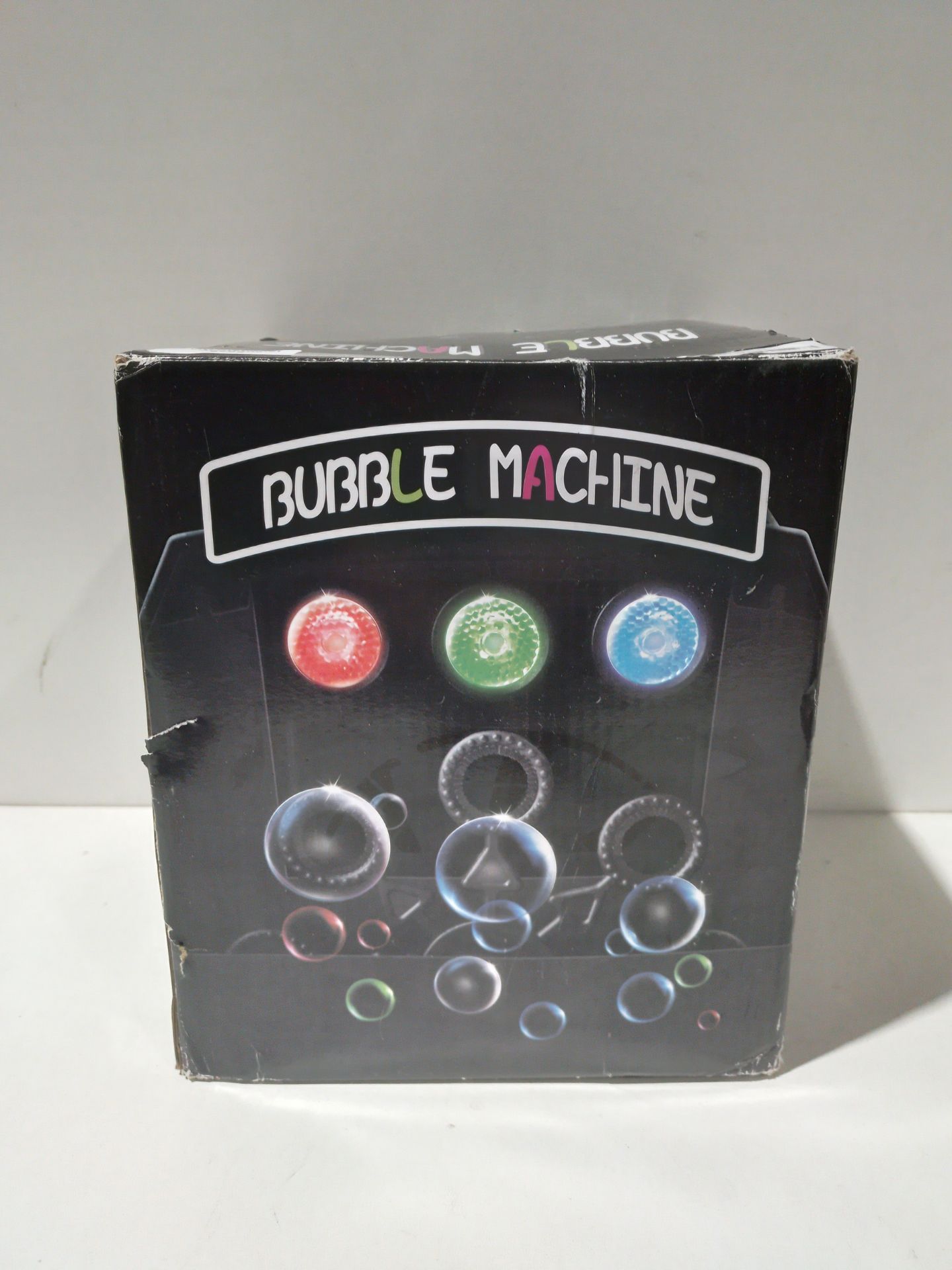 RRP £37.90 AONCO Bubble Machine with Led Lights - Image 2 of 2