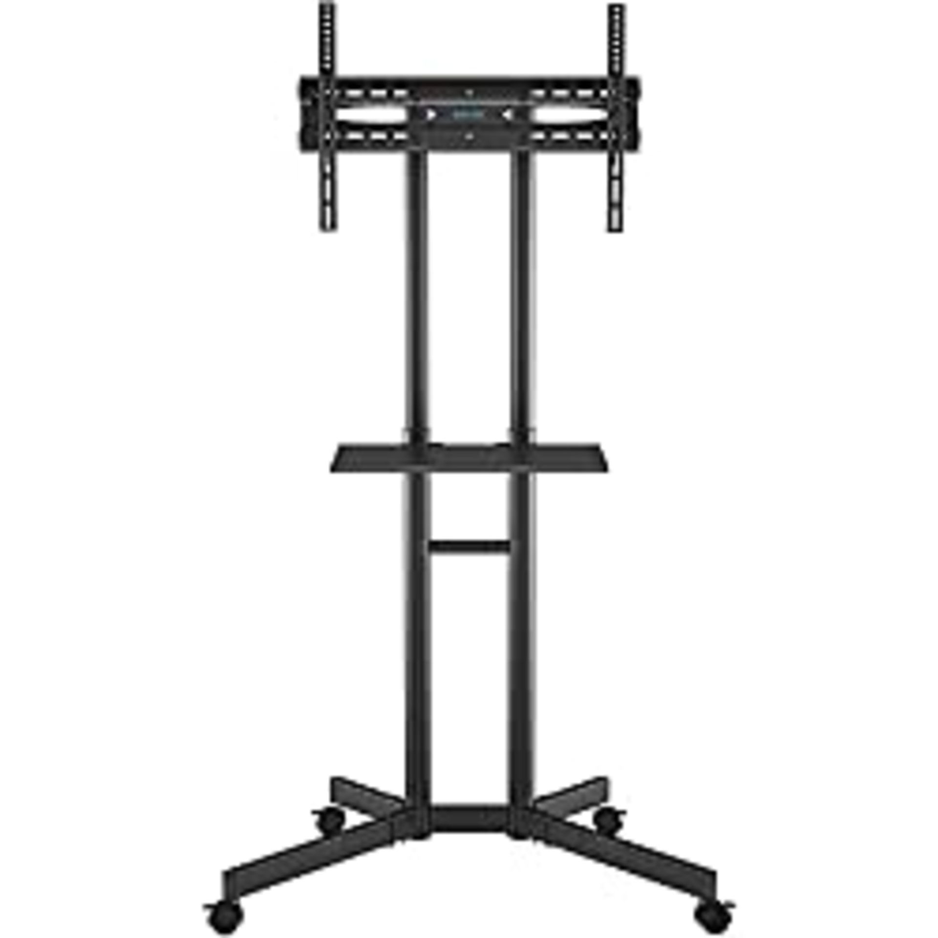 RRP £79.98 BONTEC Mobile TV Stand on Wheels for 32-85 inch LCD LED OLED Flat Curved TVs