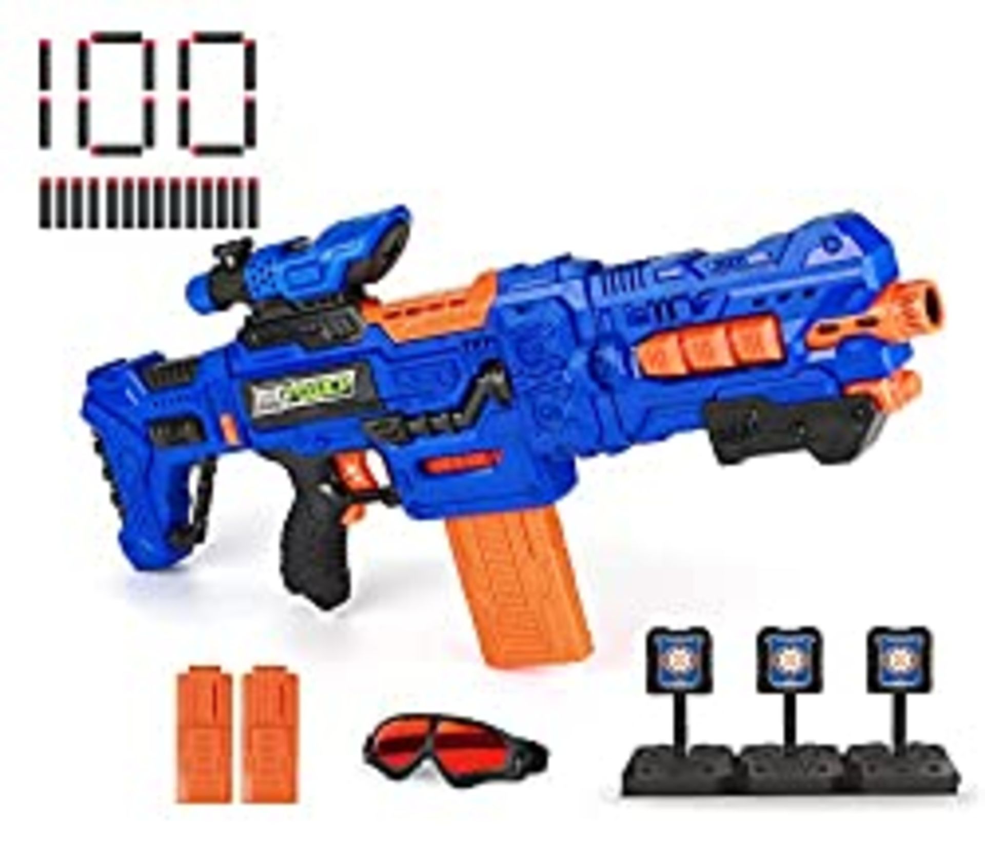 RRP £13.20 BRAND NEW STOCK Bigpower Electric Foam Dart Toy Blaster