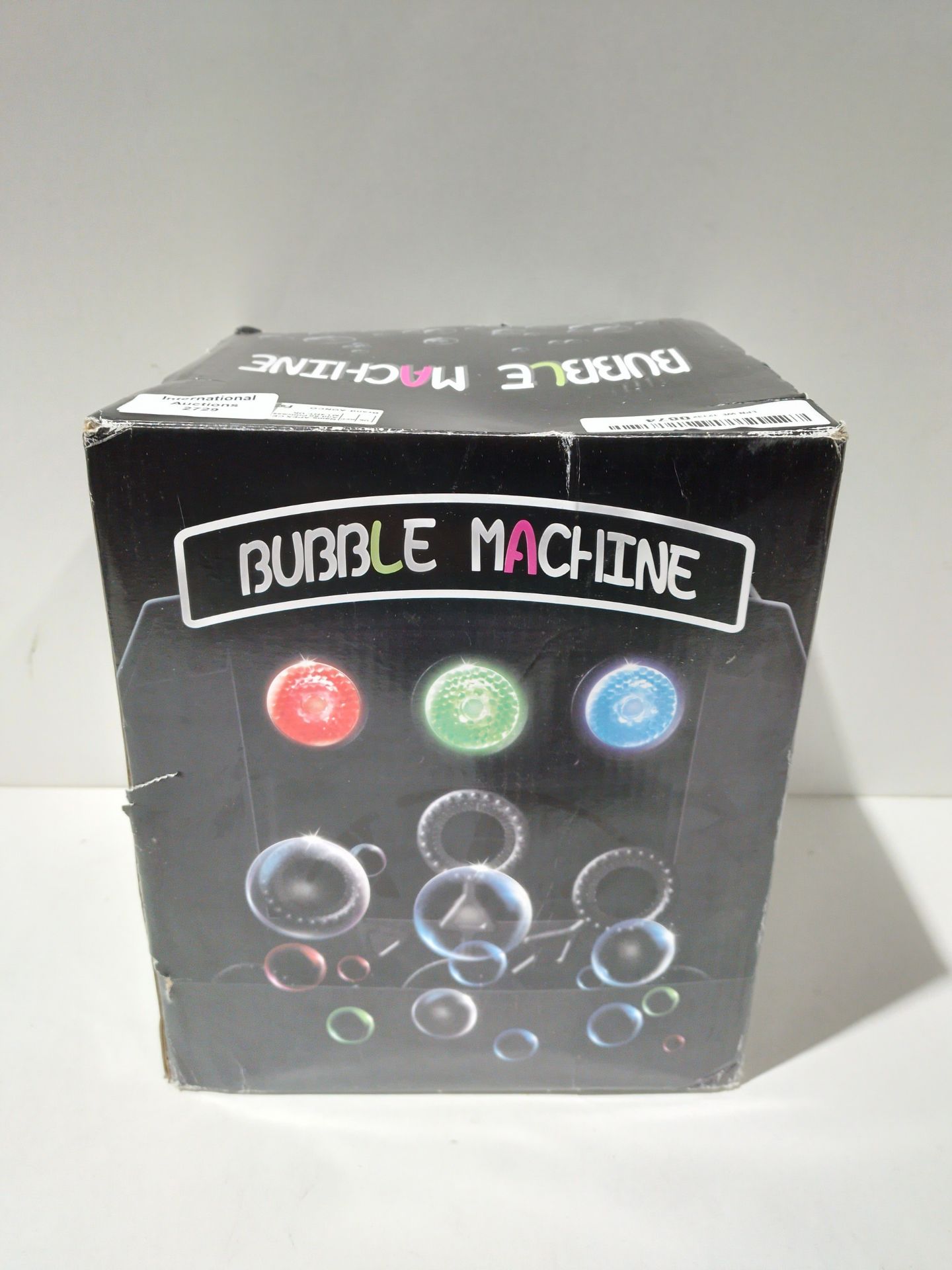 RRP £37.90 AONCO Bubble Machine with Led Lights - Image 2 of 2