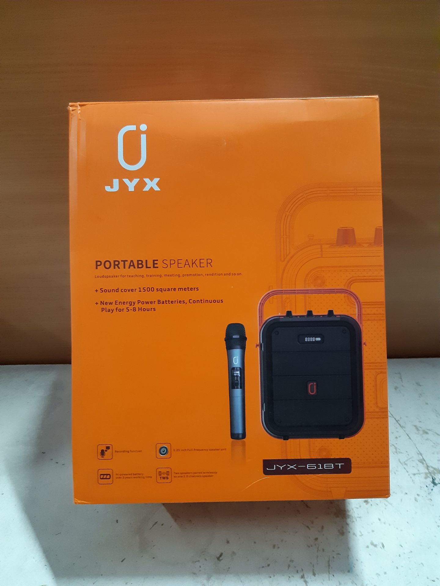 RRP £50.00 JYX Karaoke Machine with Wireless Microphone - Image 2 of 2