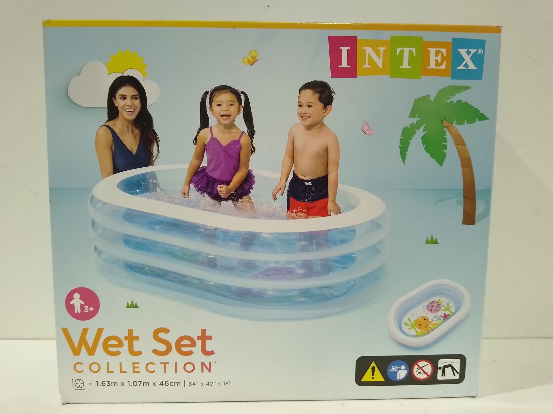 RRP £36.00 Intex Oval Whale Fun Pool (ASSSORTED MODEL) - Image 2 of 2