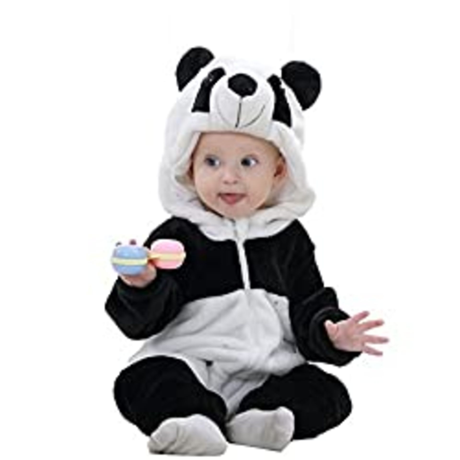 RRP £20.93 MICHLEY Hooded Baby Girl Romper Winter and Autumn Flannel