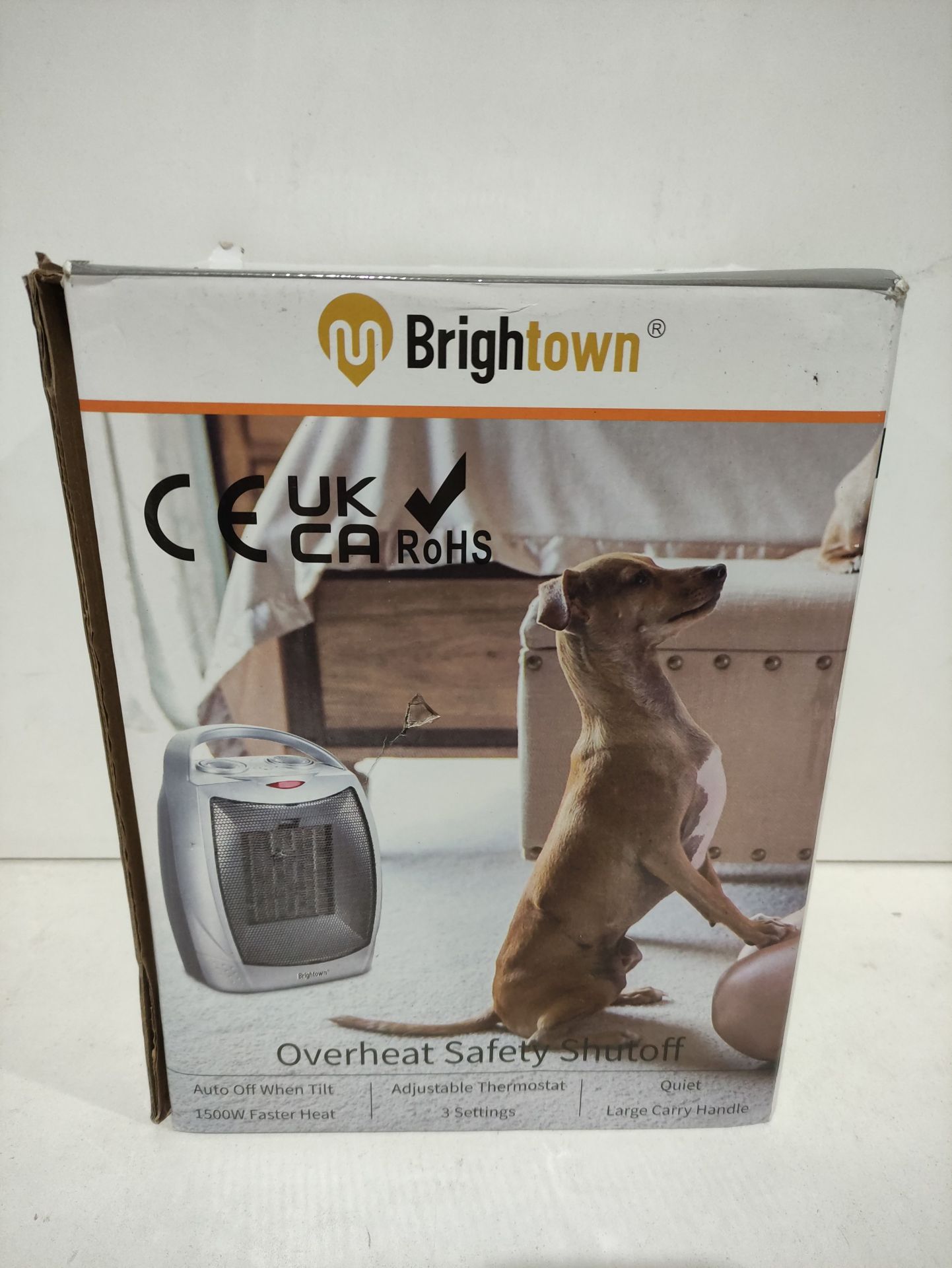 RRP £35.99 Brightown Portable Electric Space Heater - Image 2 of 2