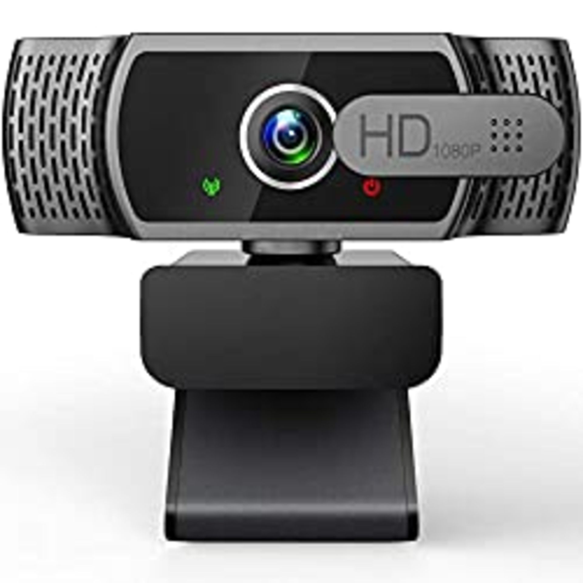 RRP £24.29 Webcam for PC with Microphone - 1080P FHD Webcam with Privacy Cover