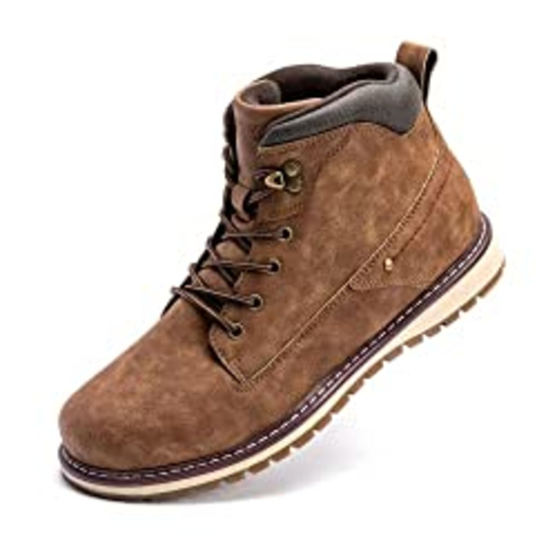 RRP £49.98 BayQ Men's Work Boots Casual Lace Up Ankle Boot