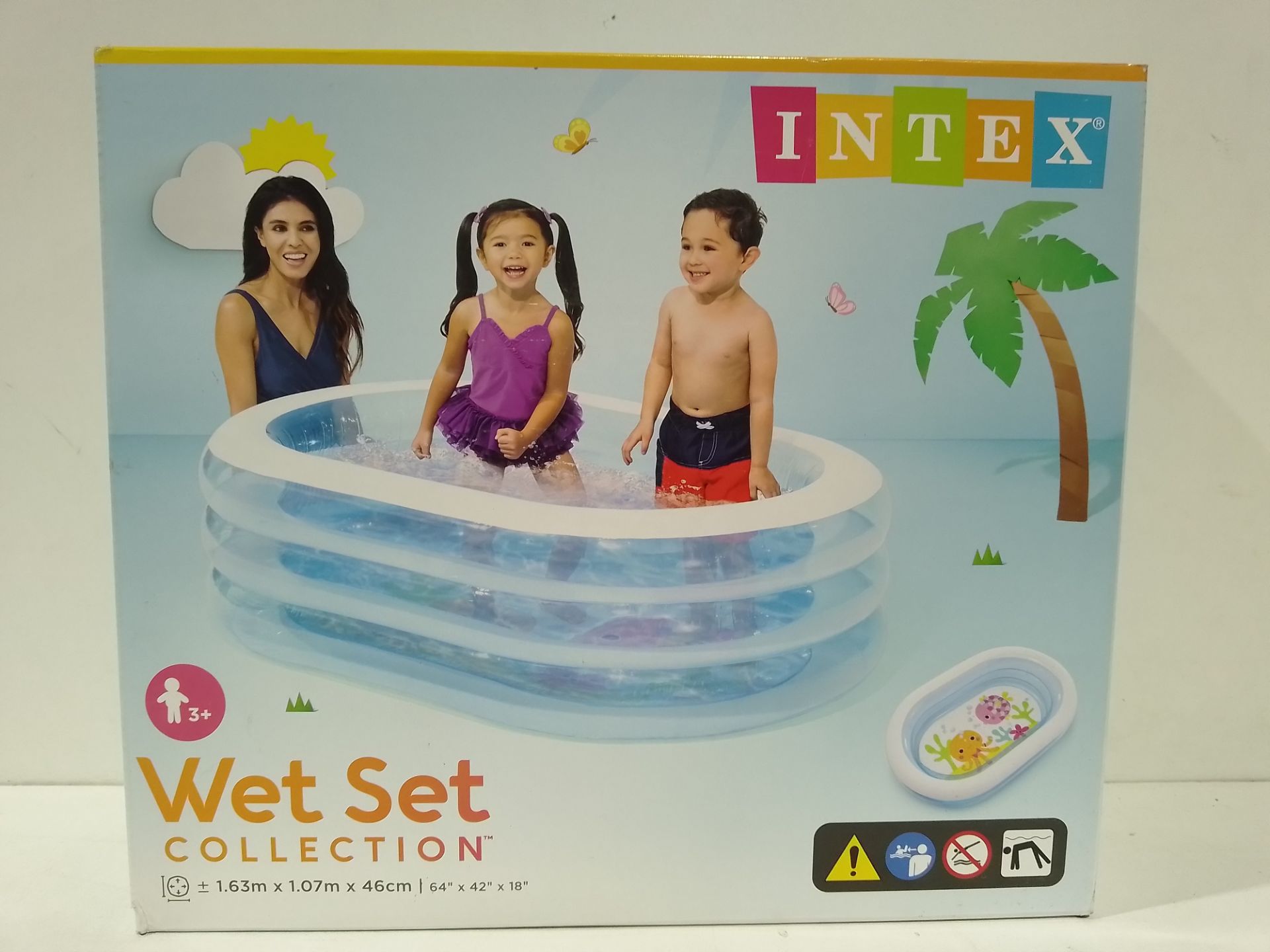 RRP £36.00 Intex Oval Whale Fun Pool (ASSSORTED MODEL) - Image 2 of 2