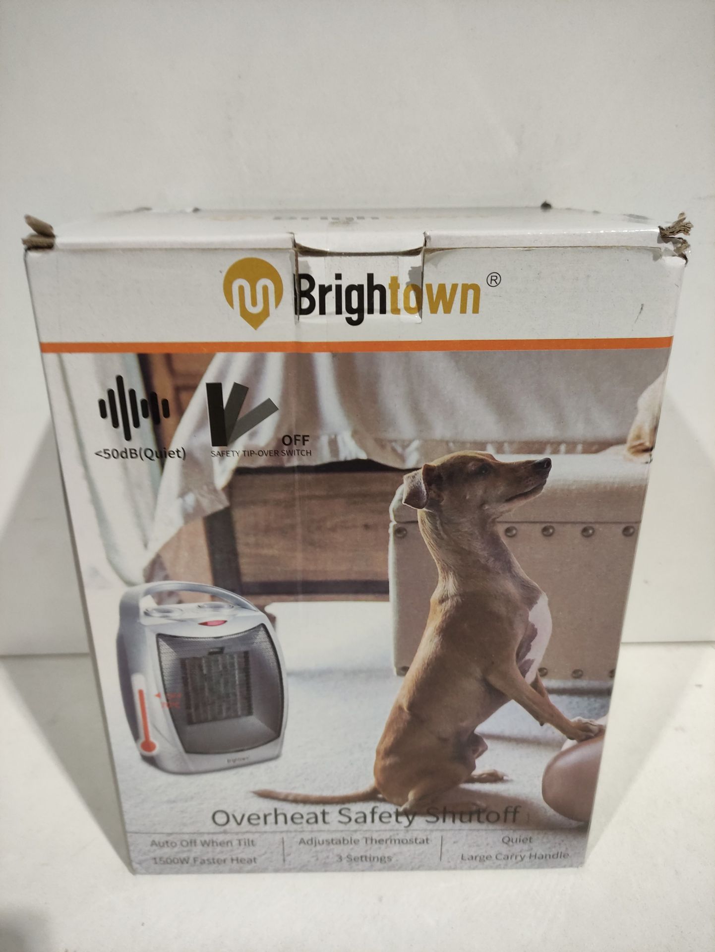 RRP £35.99 Brightown Portable Electric Space Heater - Image 2 of 2