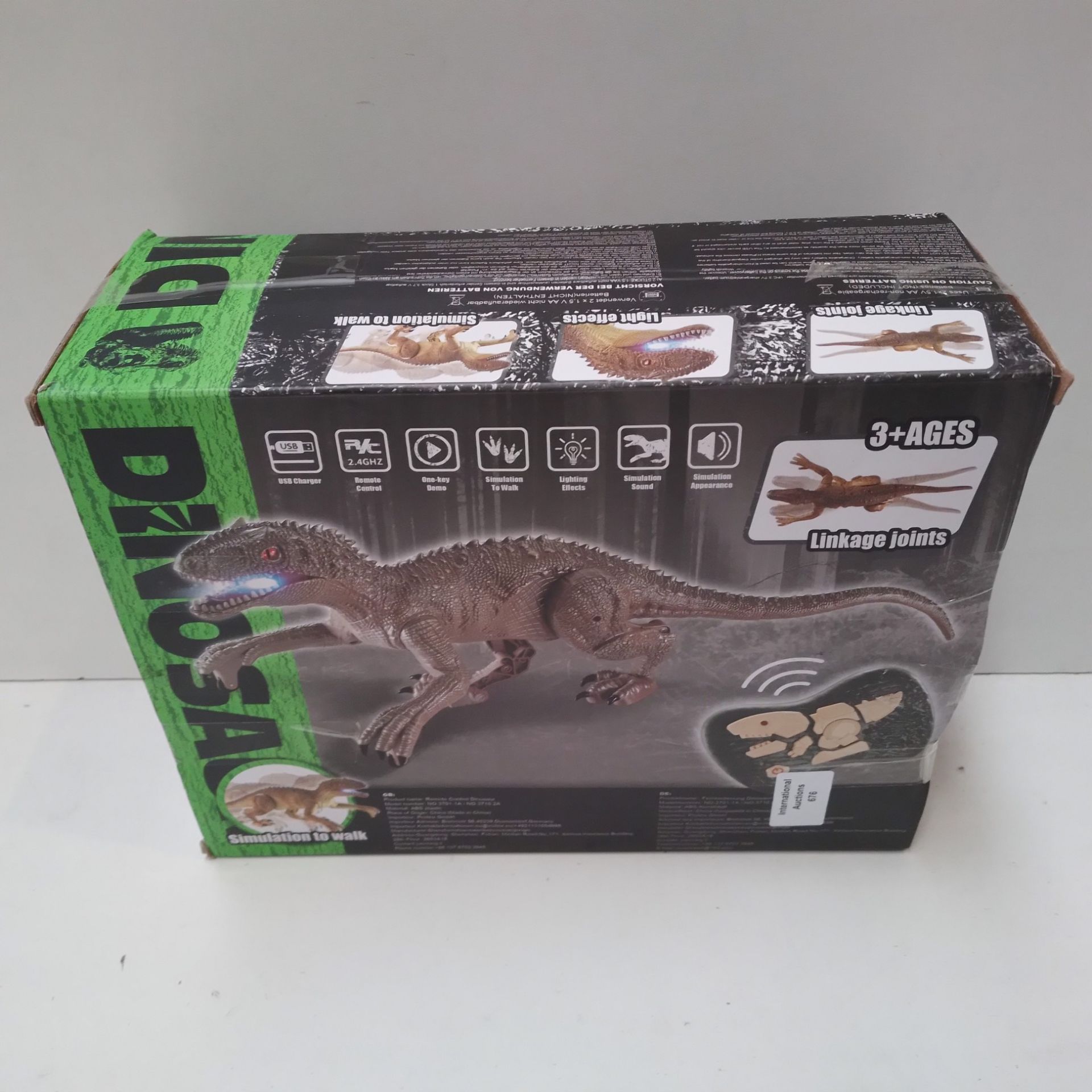 RRP £27.98 Kizmyee Remote Control Dinosaur Toys for Boys 2.4Ghz - Image 2 of 2